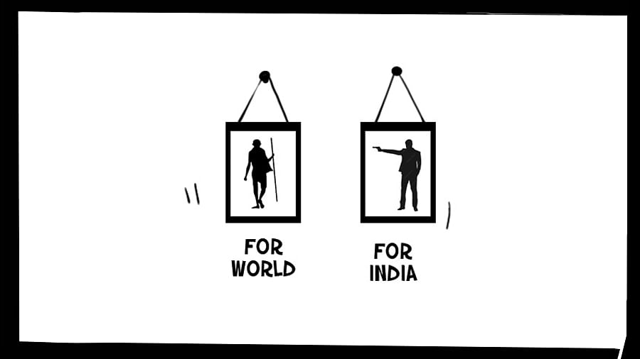 <div class="paragraphs"><p>Reducing Gandhi to a photo-op with world leaders, while practicing domestic politics that is antithetical to Gandhian principles, is hypocrisy</p></div>