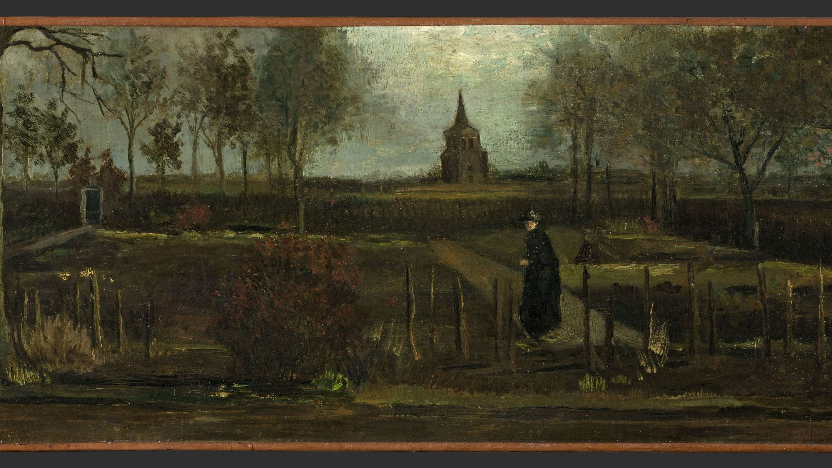<div class="paragraphs"><p>The painting known as 'Spring Garden, The Parsonage Garden at Nuenen in Spring' by painter Vincent Van Gogh is seen in this undated handout image.</p></div>