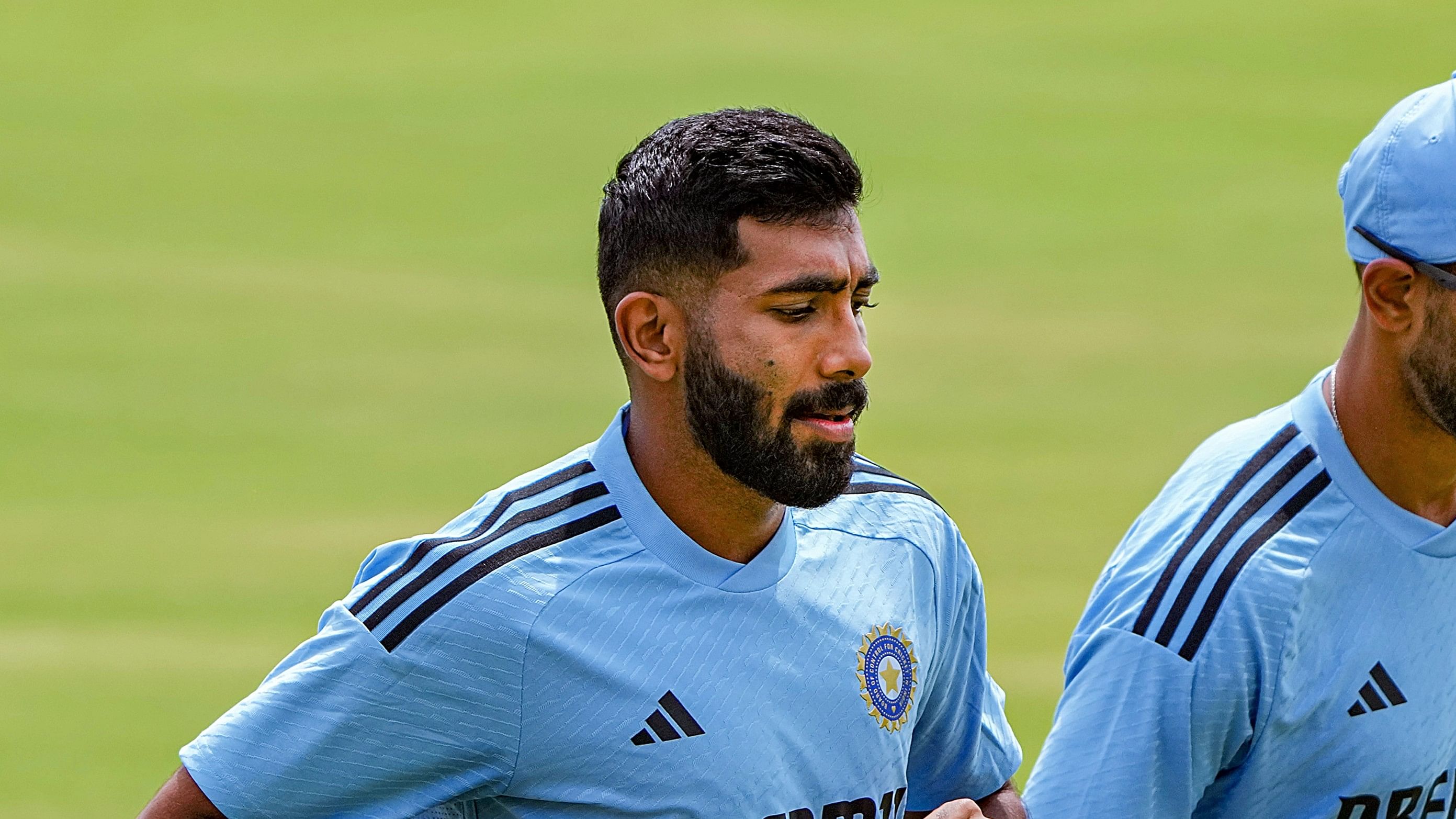 <div class="paragraphs"><p> Jasprit Bumrahduring a training session ahead of Asia Cup 2023,</p></div>