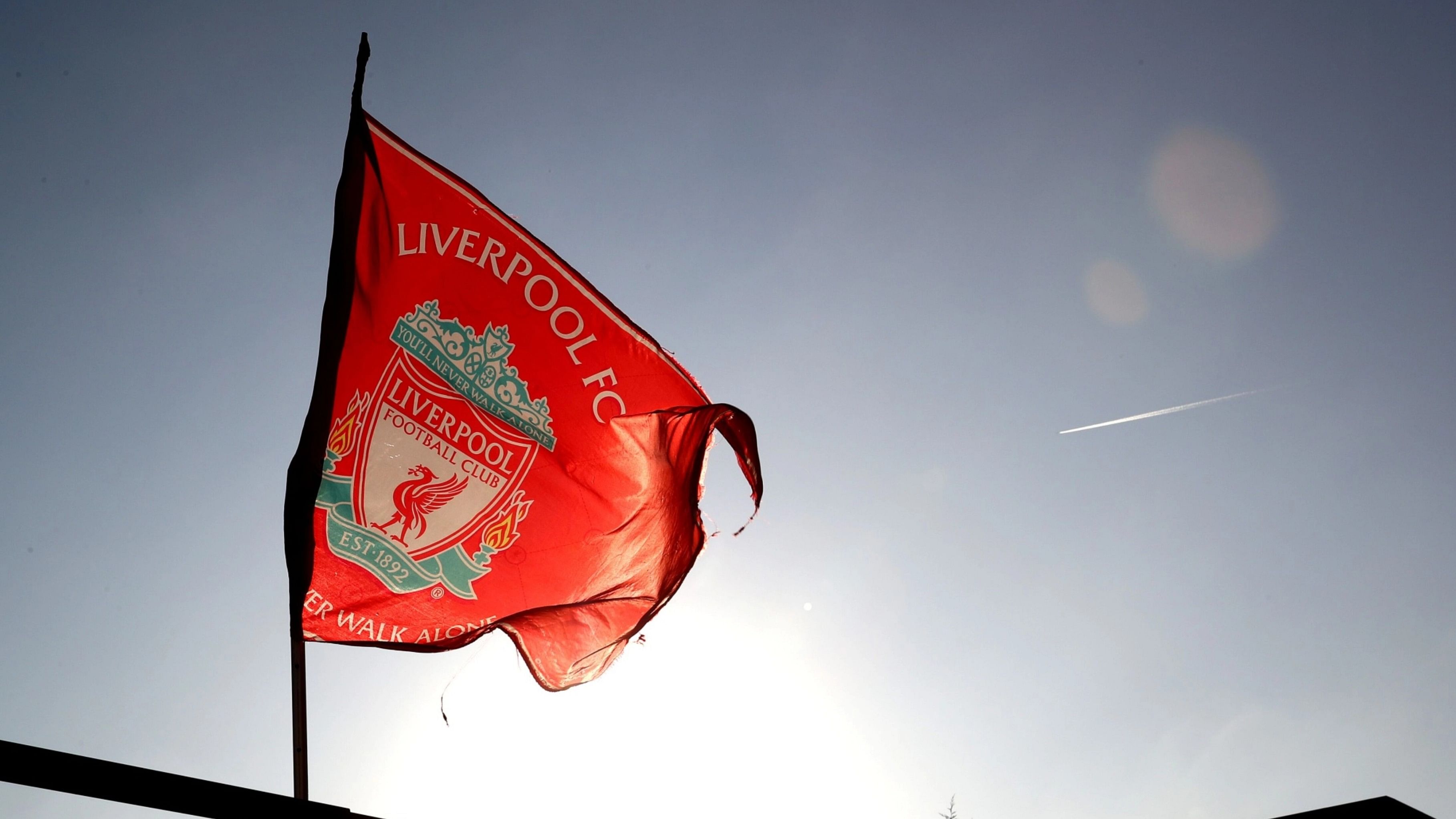 <div class="paragraphs"><p>Liverpool FC flag.</p></div>