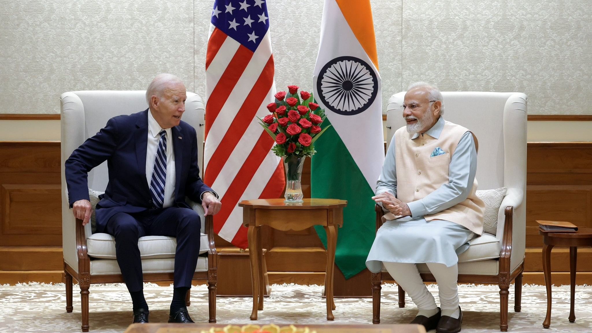 <div class="paragraphs"><p>US President Joe Biden (L) and Indian Prime Minister Narendra Modi (R).</p></div>