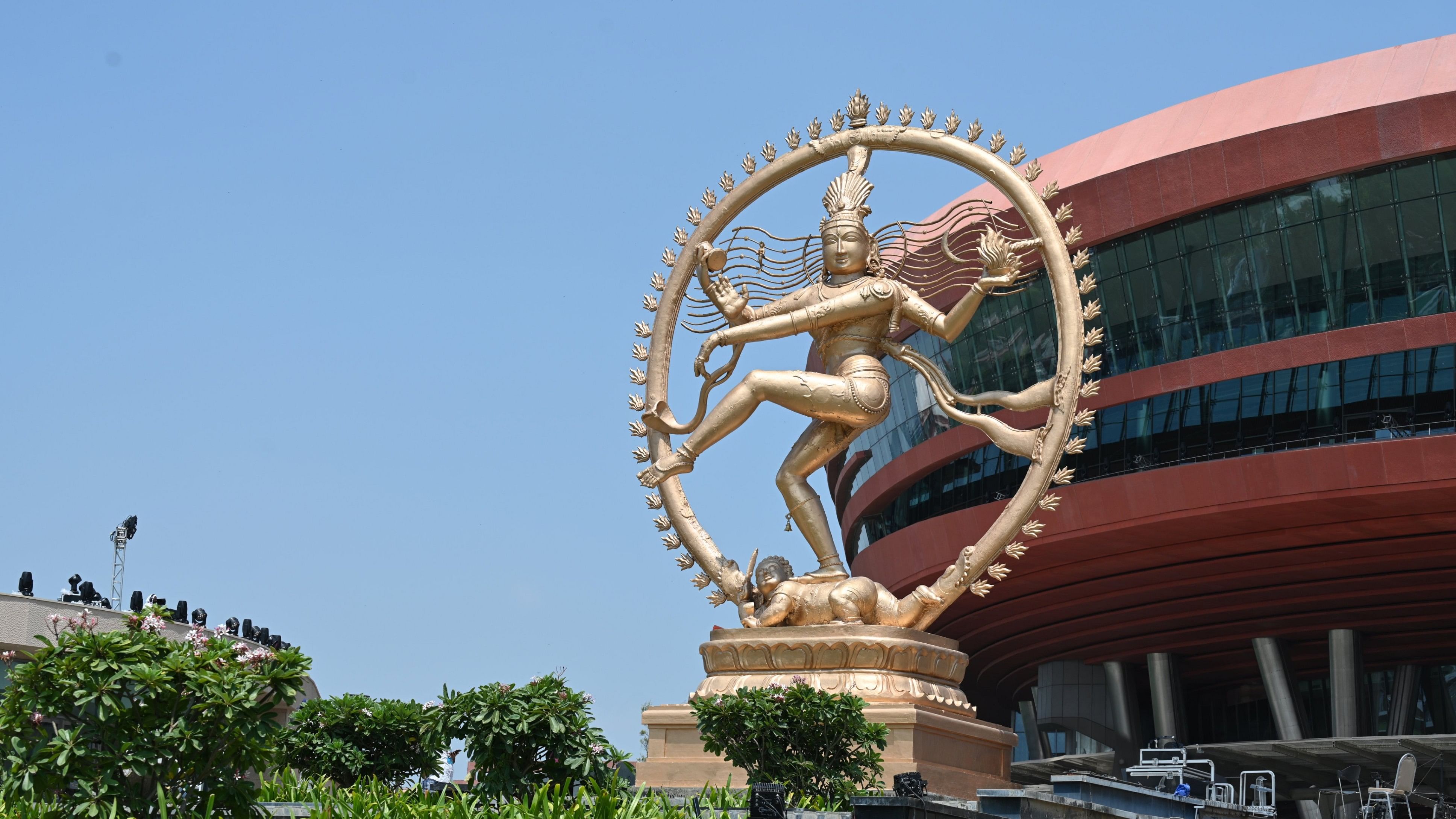 <div class="paragraphs"><p>Nataraja statue at G20 venue.</p></div>