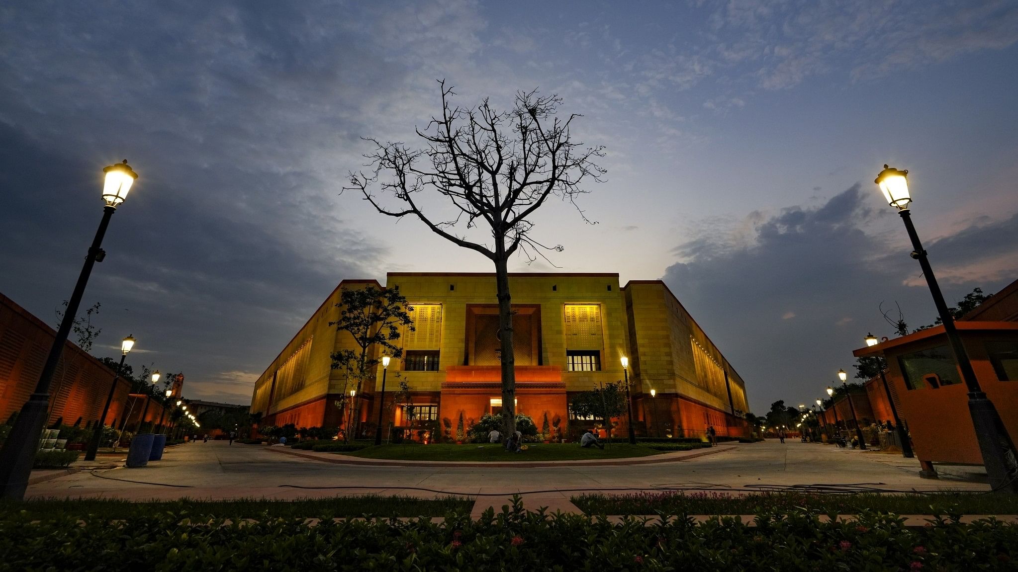 <div class="paragraphs"><p>A view of the new Parliament building in New Delhi.</p></div>