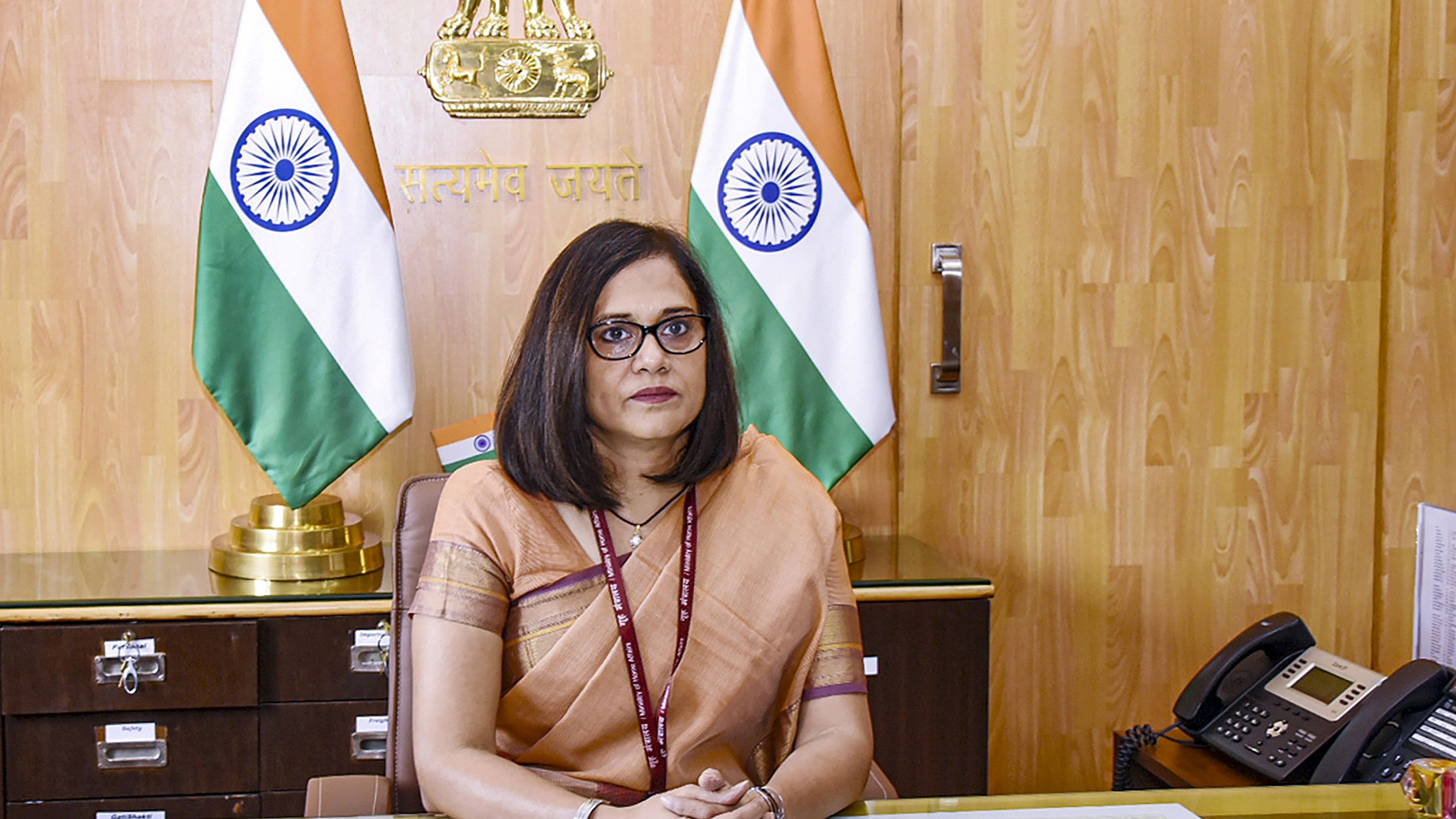 <div class="paragraphs"><p>New Delhi: Chairperson and CEO of Railway Board Jaya Verma Sinha assumes charge of the office, in New Delhi.</p></div>