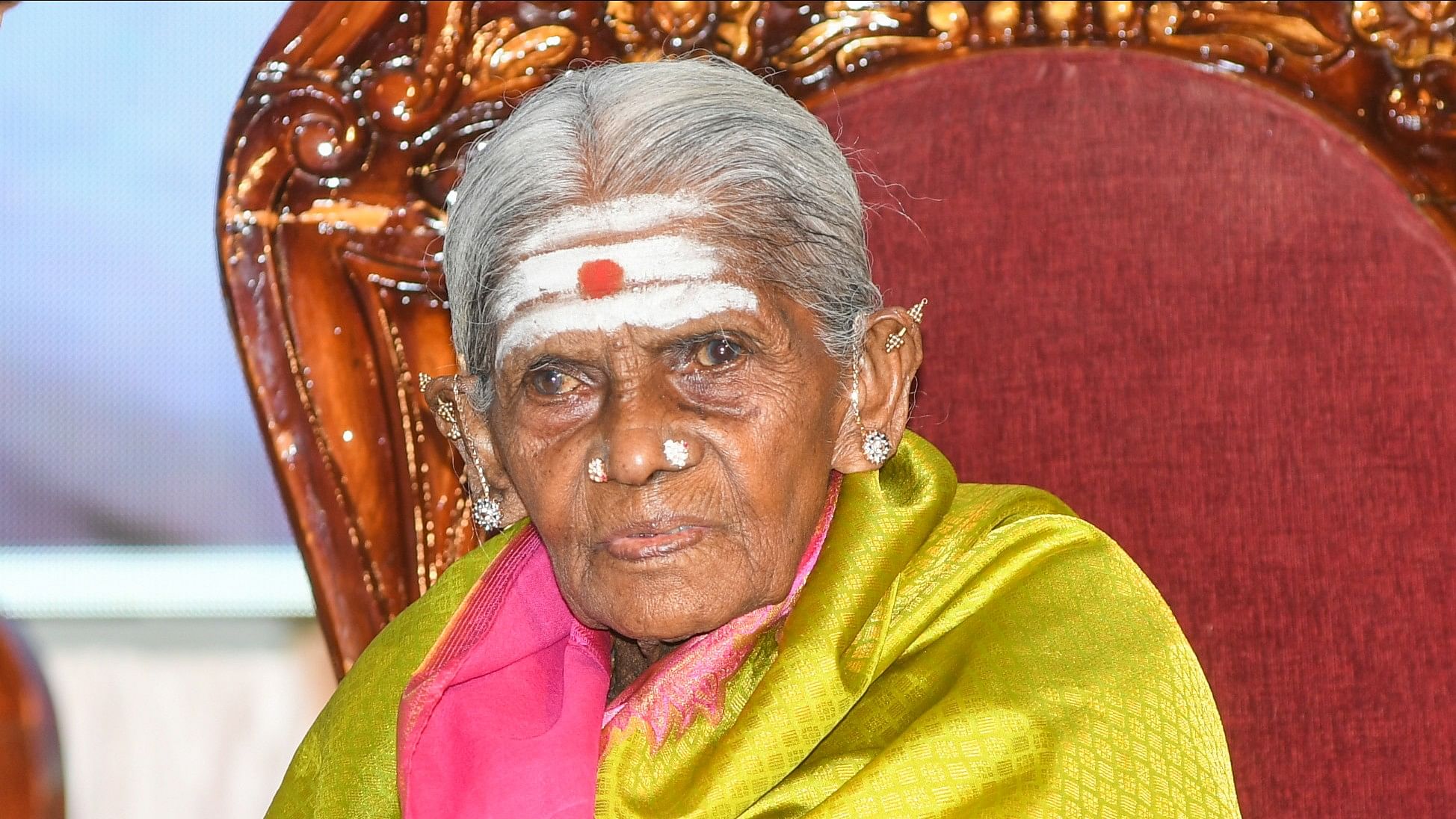 <div class="paragraphs"><p>Environmentalist Saalumarada Thimmakka.</p></div>