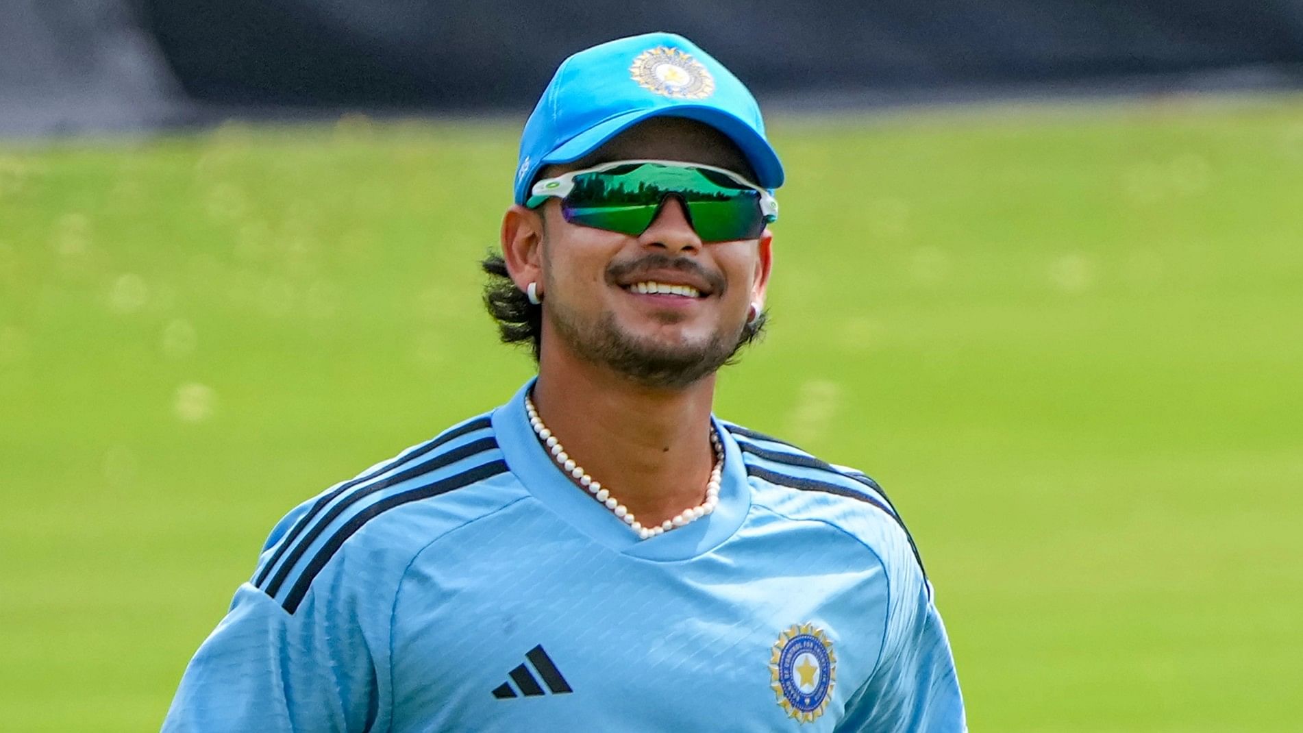 <div class="paragraphs"><p>Ishan Kishan during a training session ahead of Asia Cup.</p></div>