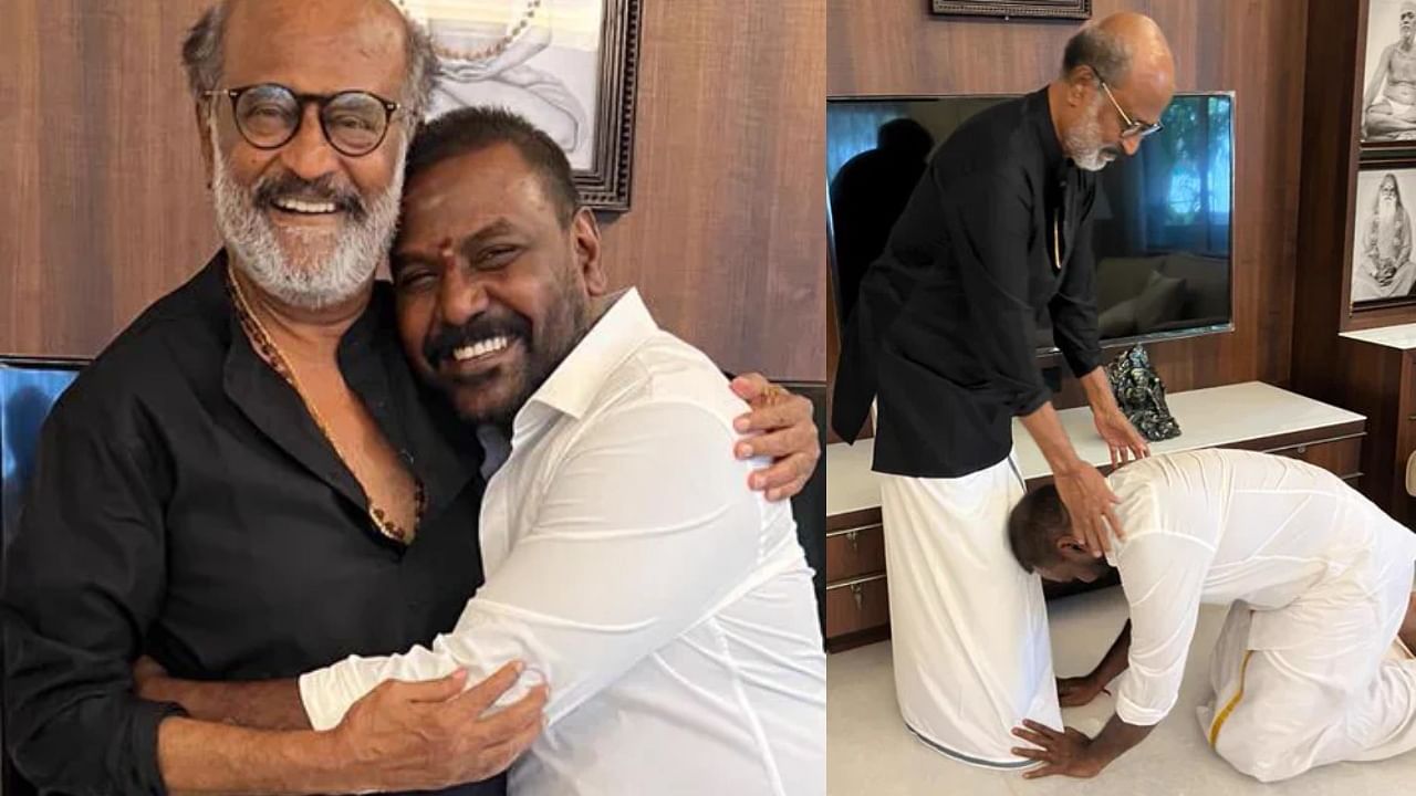 <div class="paragraphs"><p>Raghava Lawrence with superstar Rajinikanth.</p></div>