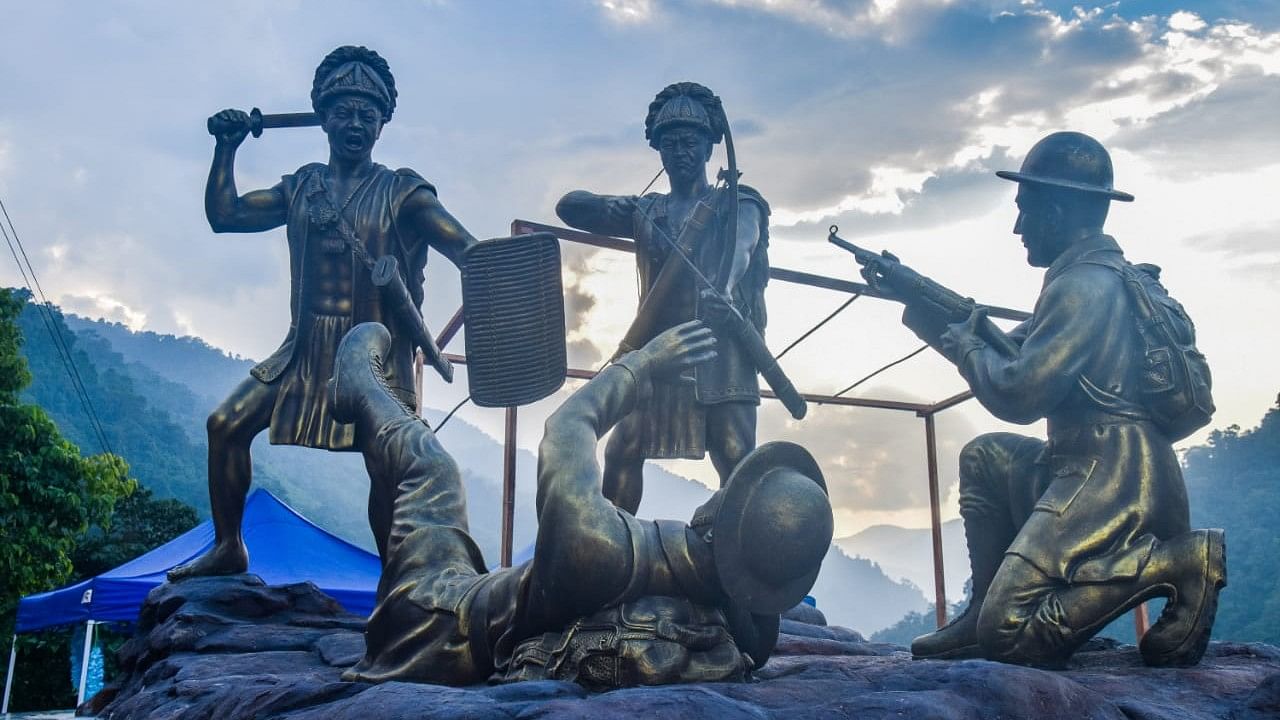 <div class="paragraphs"><p>Memorial statue at Kekar Monying Kebang.</p></div>