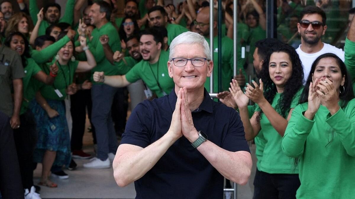 <div class="paragraphs"><p>Apple CEO Tim Cook in India.</p></div>