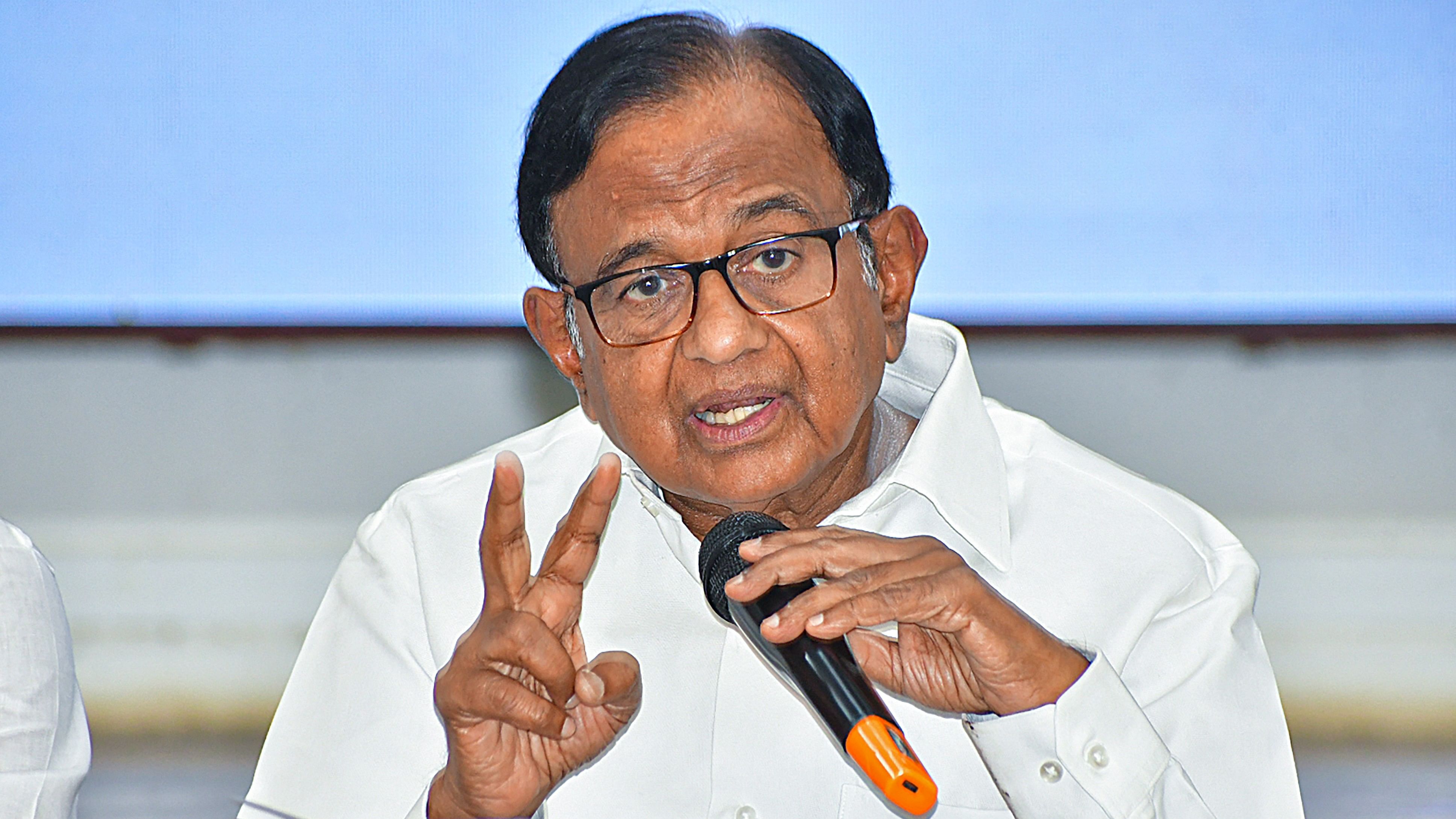 <div class="paragraphs"><p>Senior Congress leader P Chidambaram.</p></div>