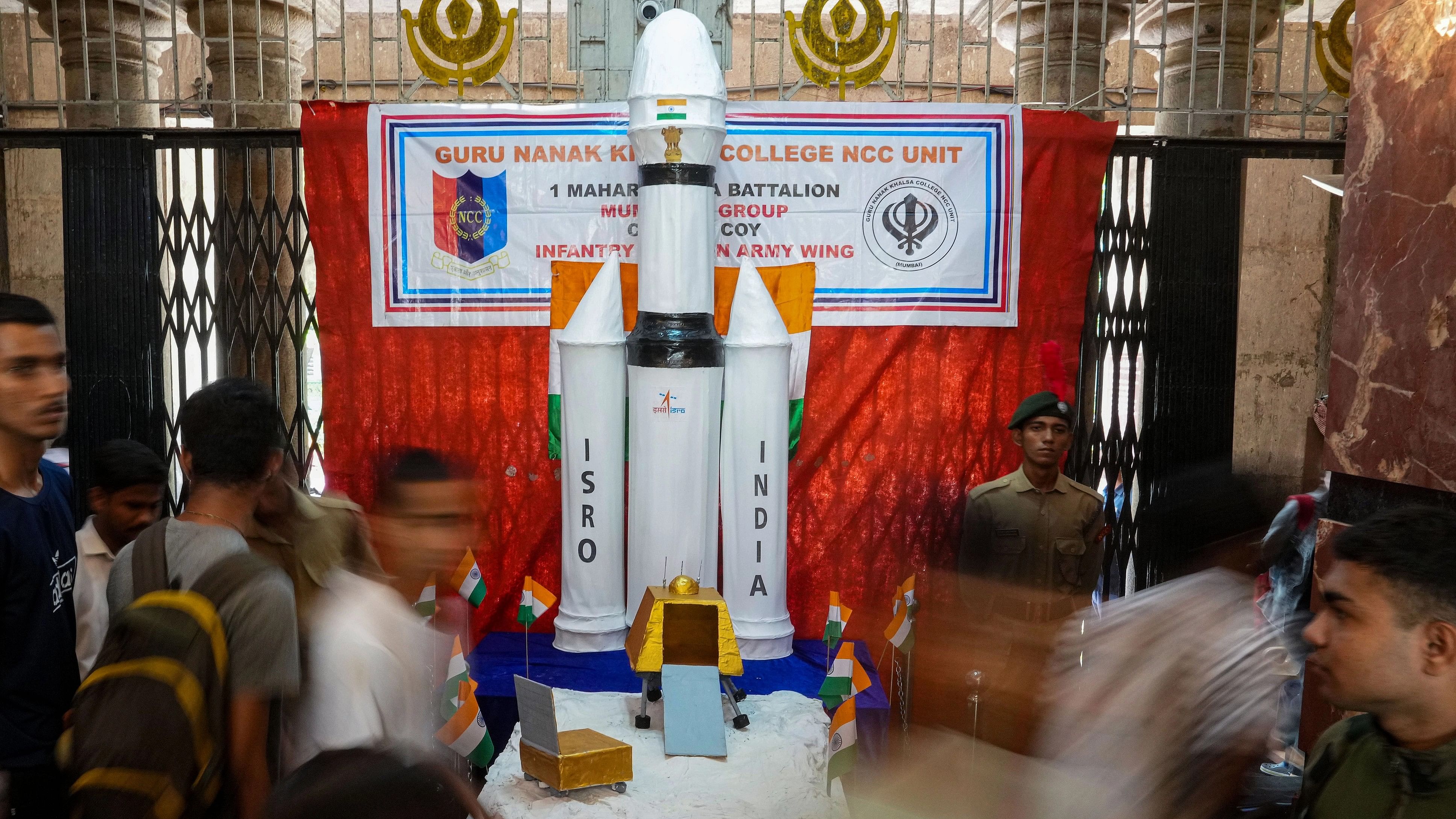 <div class="paragraphs"><p>A model of ISRO's Chandrayaan-3. </p></div>