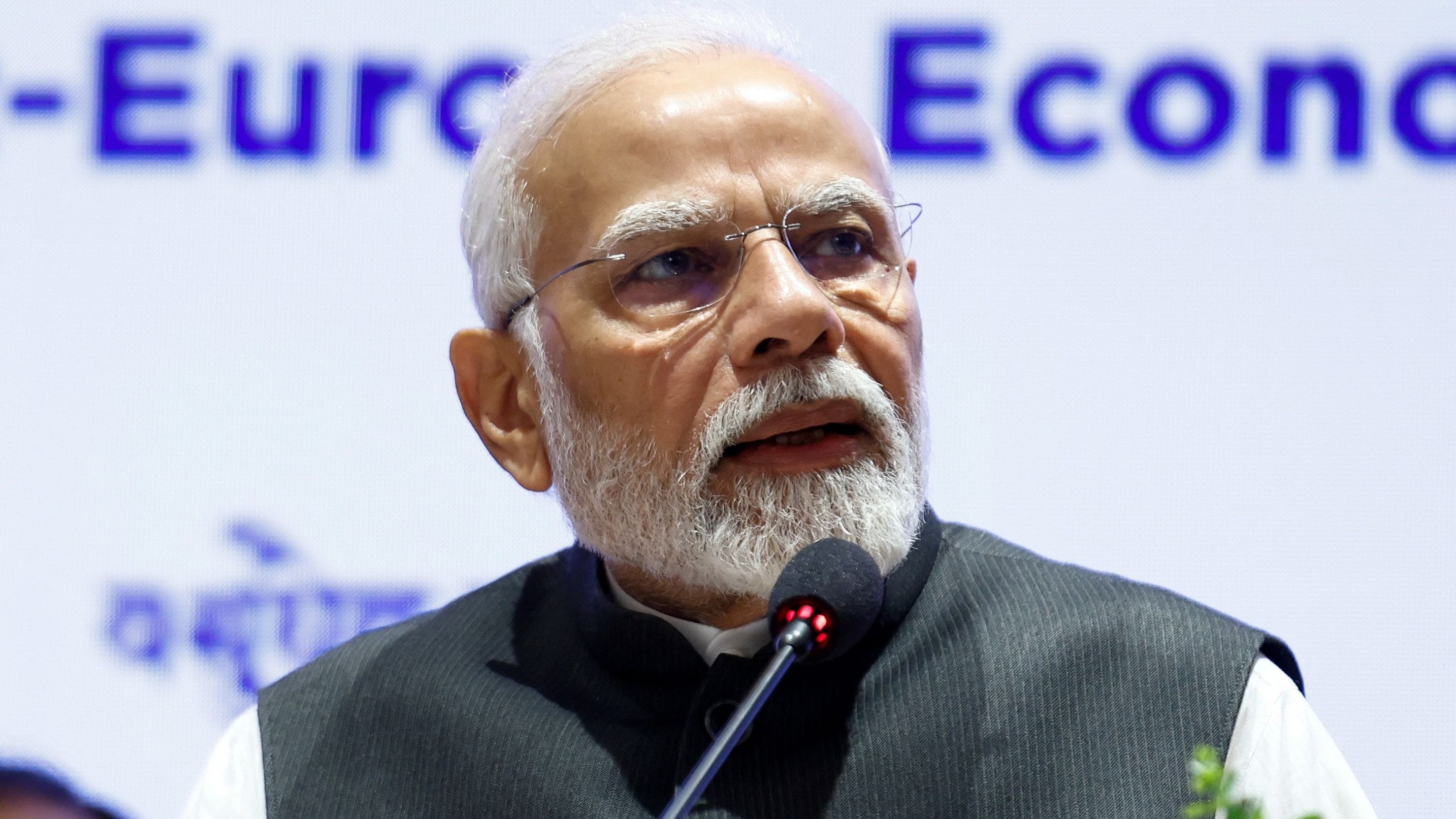 <div class="paragraphs"><p>Prime Minister Narendra Modi attends Partnership for Global Infrastructure and Investment event on the day of the G20 summit in New Delhi.</p></div>