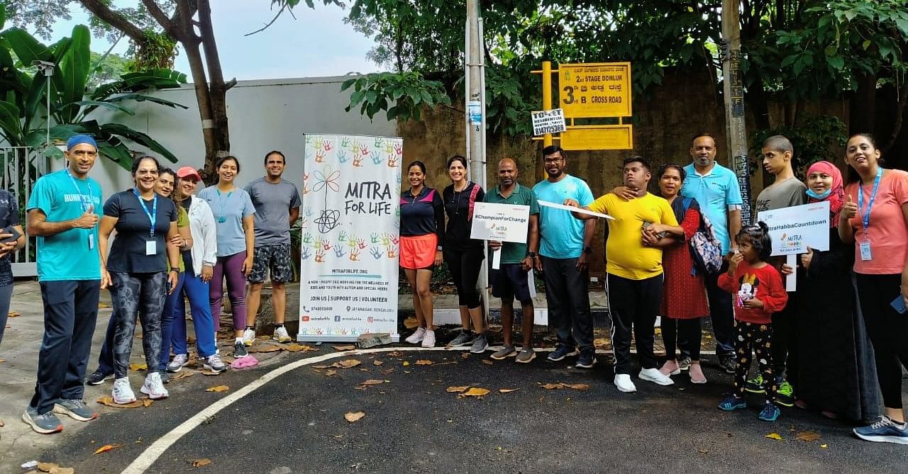 <div class="paragraphs"><p>Participants at the wellness run organised by 'Mitra for Life' on Sunday.&nbsp;The run began at LA Perumal Children’s Park, Domlur, and culminated at Bangalore International Convention Centre (BIC). </p></div>