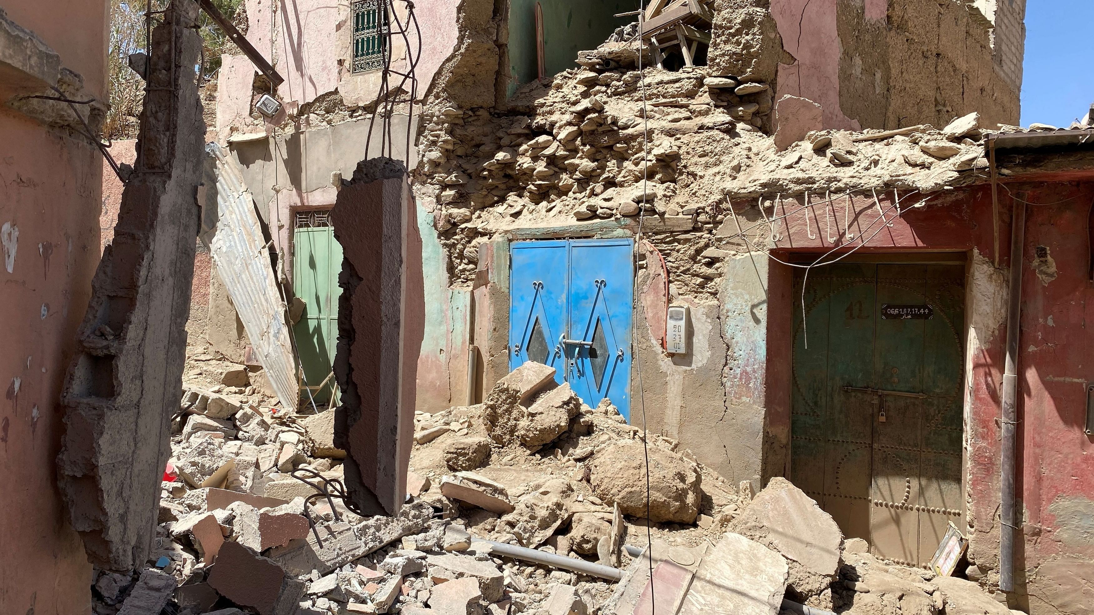 <div class="paragraphs"><p>A general view of damage following a powerful earthquake in Amizmiz, Morocco, September 9, 2023. </p></div>