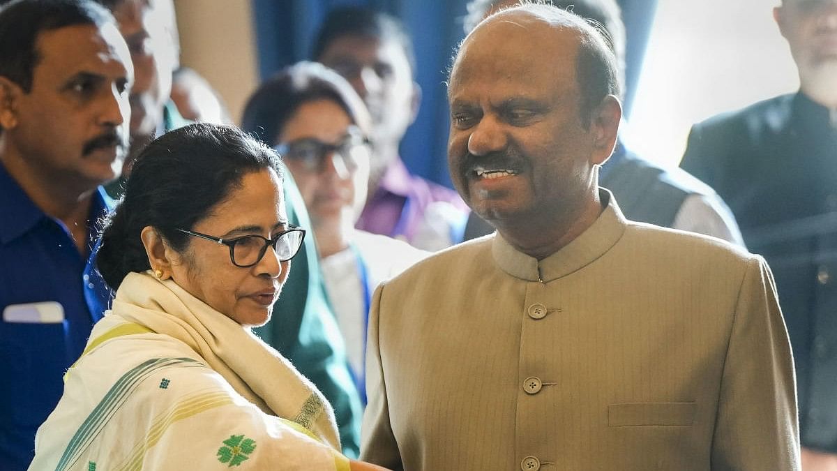 <div class="paragraphs"><p>File photo of West Bengal Governor C V Ananda Bose and West Bengal CM Mamata Banerjee.&nbsp;</p></div>