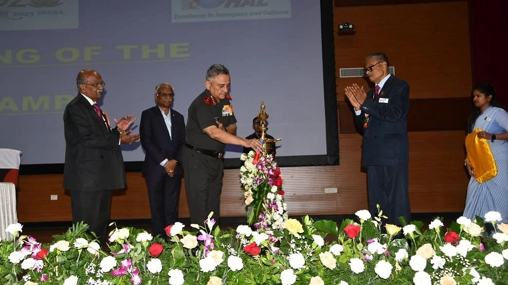<div class="paragraphs"><p>General Anil Chauhan, Chief of the Defence Staff (CDS) and Secretary DMA, delivered the keynote speech at the 14th&nbsp;Air Chief Marshal LM Katre Memorial Lecture at the HAL Management Academy on Saturday.</p></div>