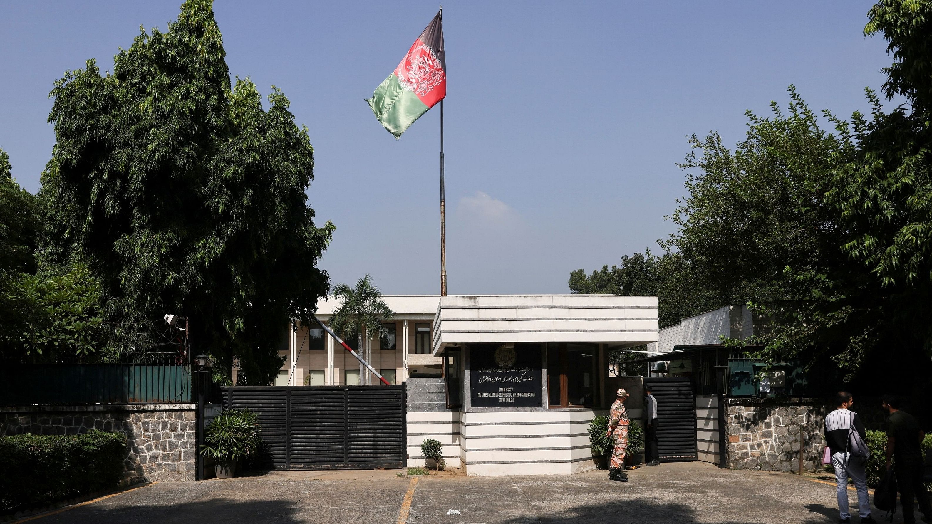 <div class="paragraphs"><p> Afghanistan embassy in New Delhi.</p></div>