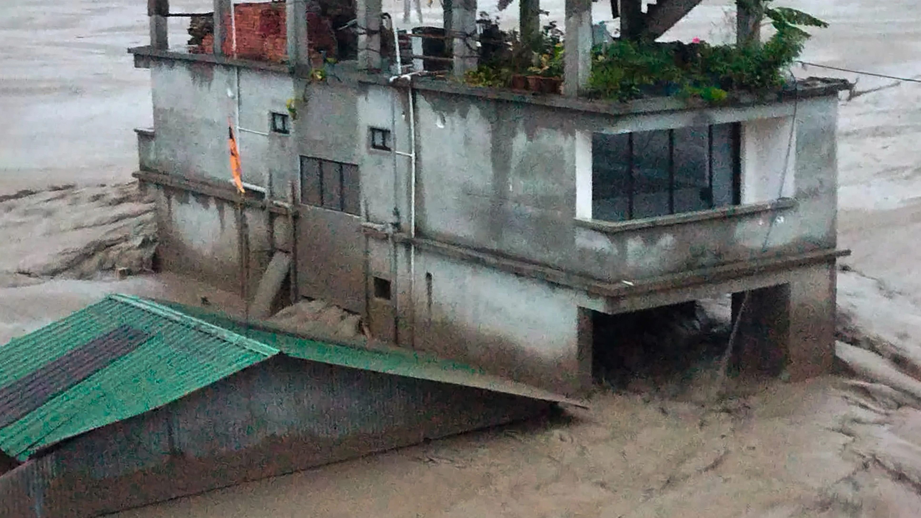 <div class="paragraphs"><p>Flooded Teesta river in north Sikkim.</p></div>