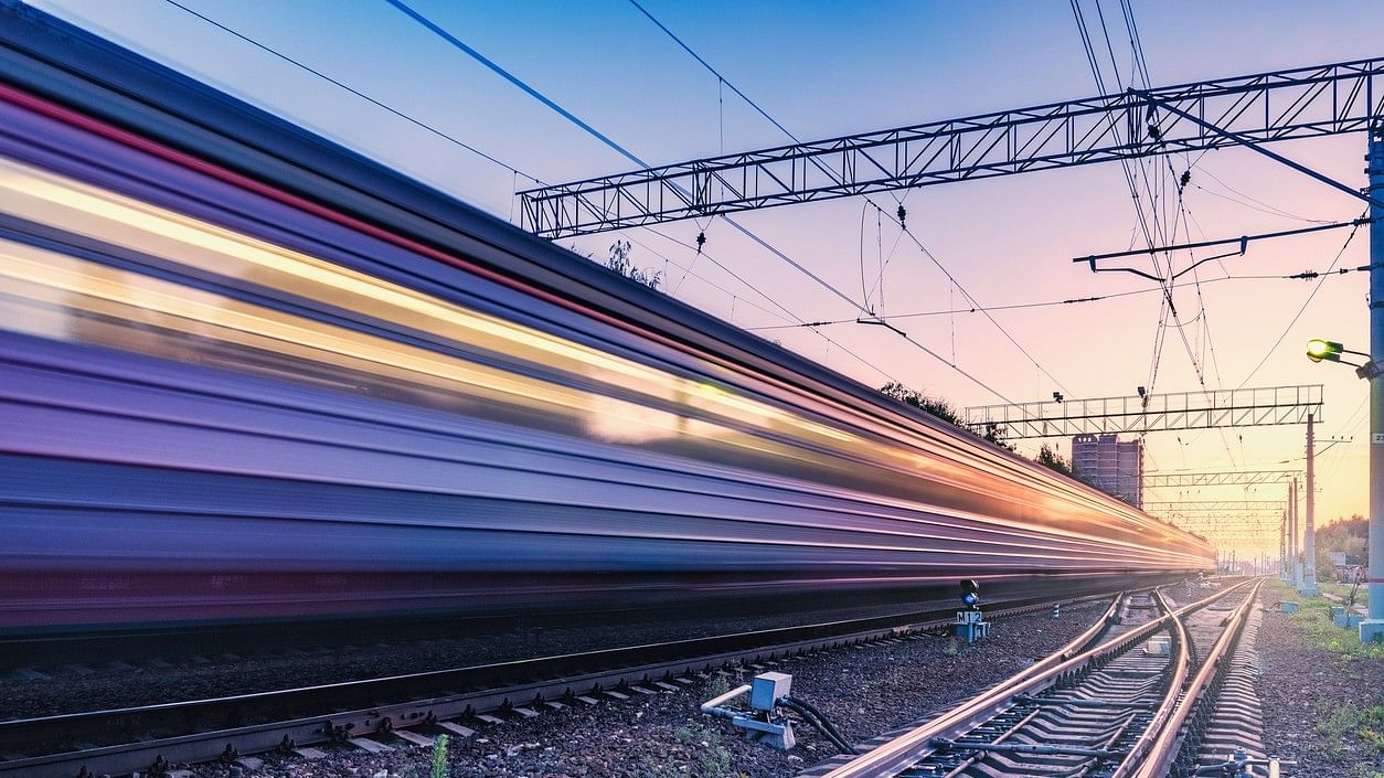 <div class="paragraphs"><p>Representative image of a speeding train.</p></div>