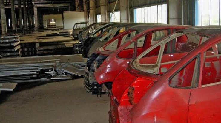 <div class="paragraphs"><p>Nano car shells at the abandoned Tata Motors’ factory at Singur in Hooghly district.</p></div>