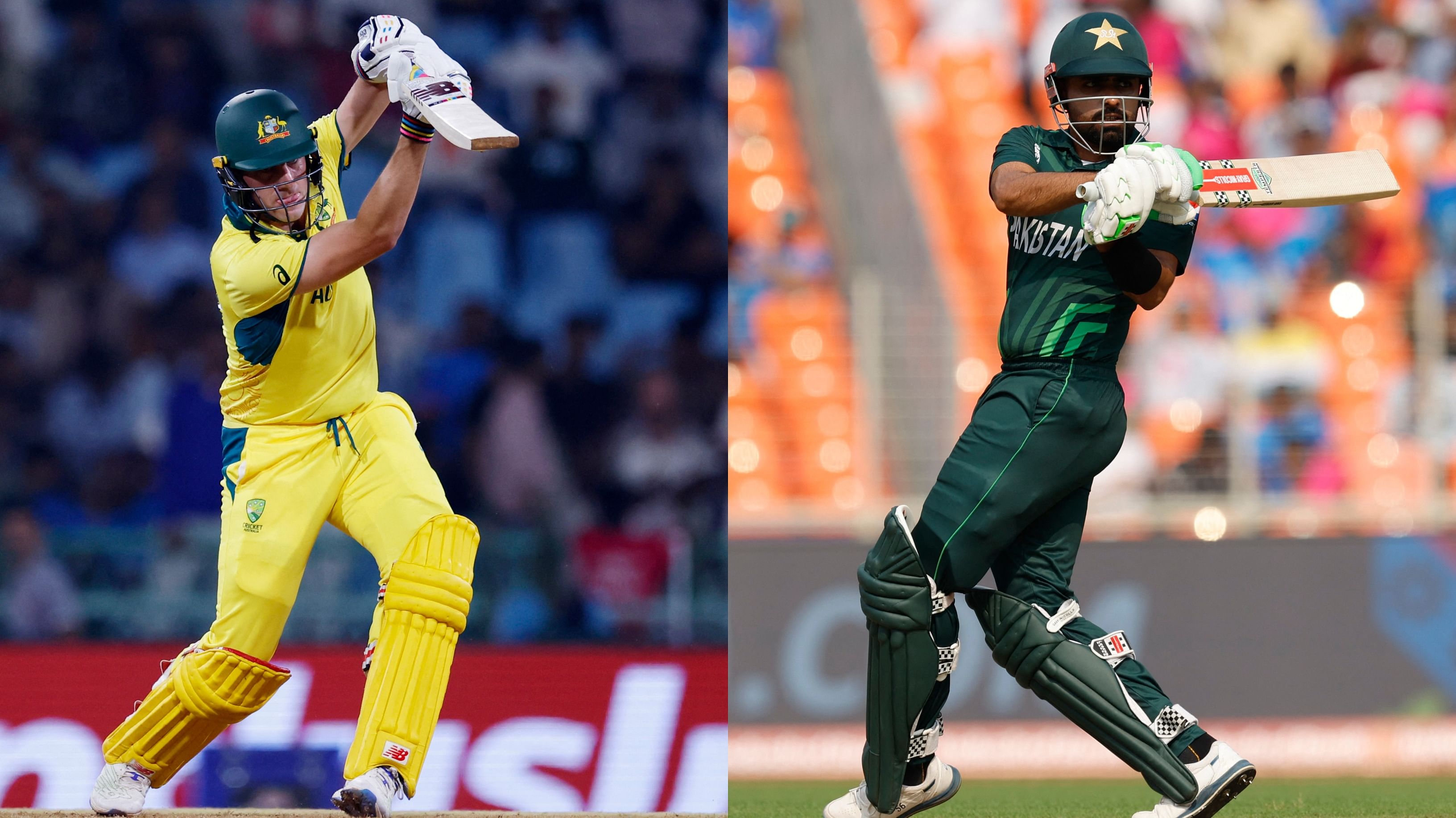 <div class="paragraphs"><p>Australia captain Pat Cummins (L) and Pakistan captain Babar Azam (R).</p></div>