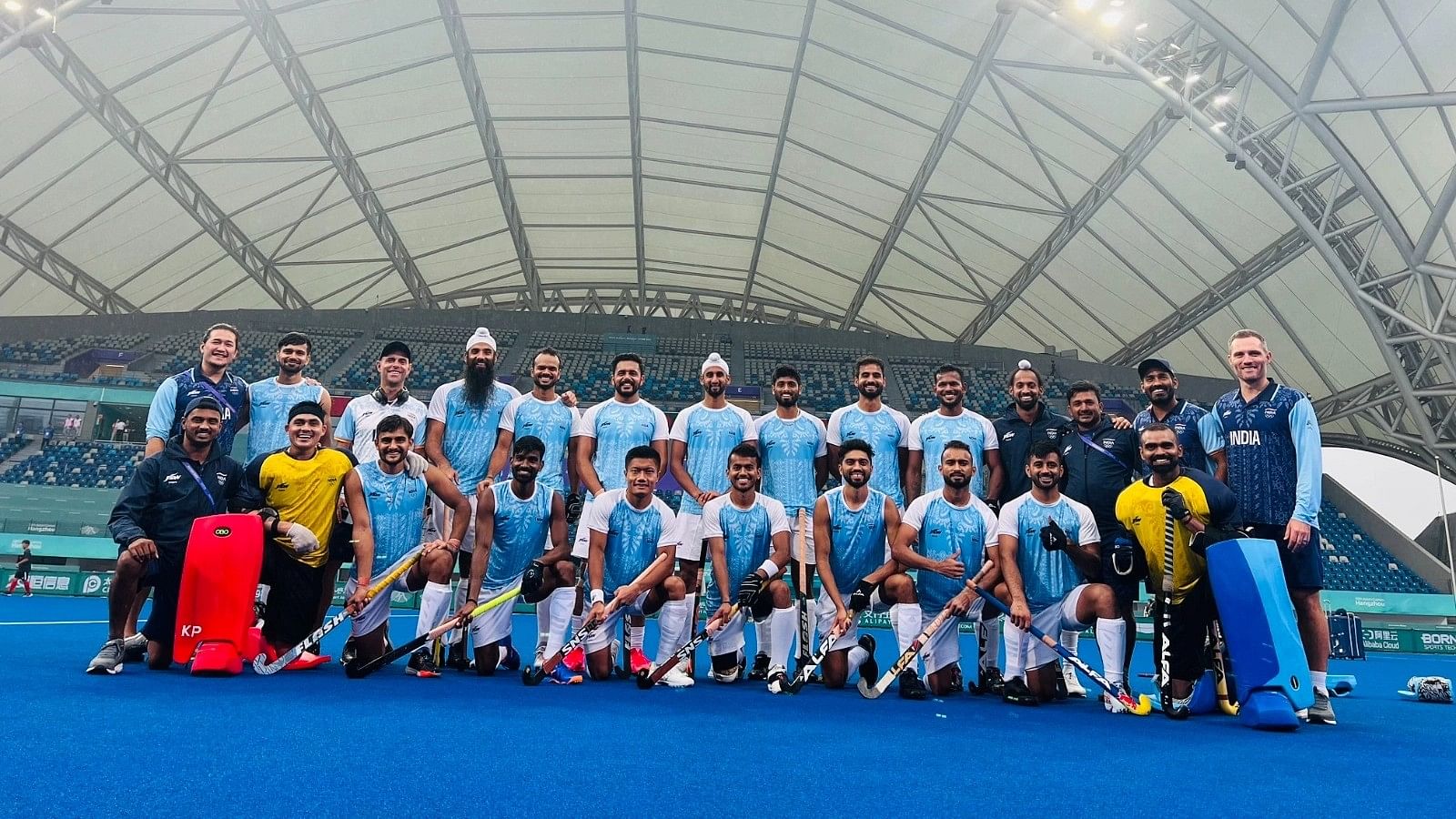 <div class="paragraphs"><p>Indian hockey team after wining Asian Games gold.</p></div>