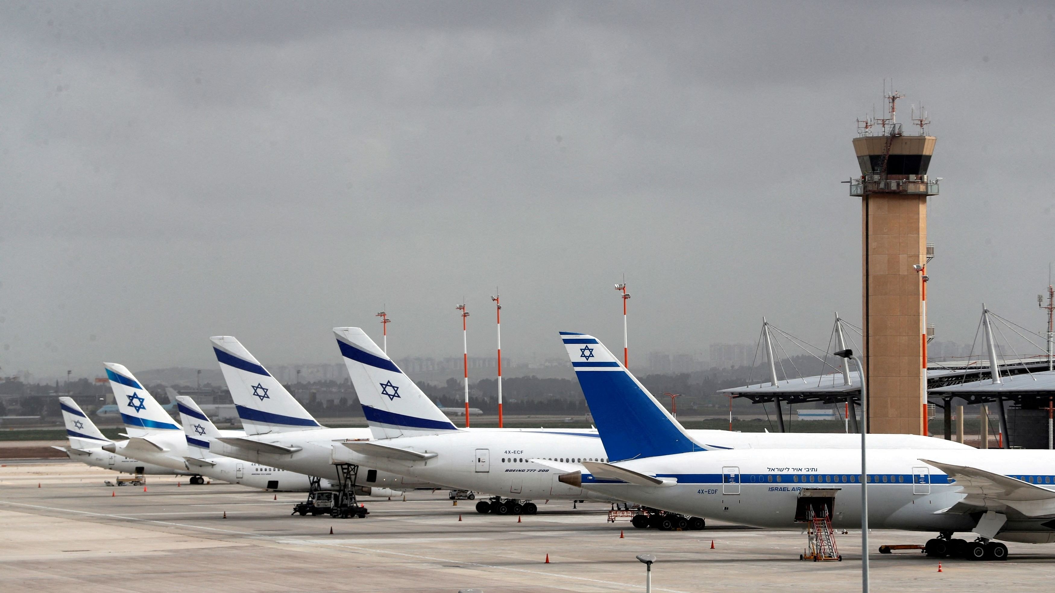 <div class="paragraphs"><p>File photo of the El Al Israel Airlines planes on the tarmac at Ben Gurion International airport in Lod, near Tel Aviv.&nbsp;</p></div>