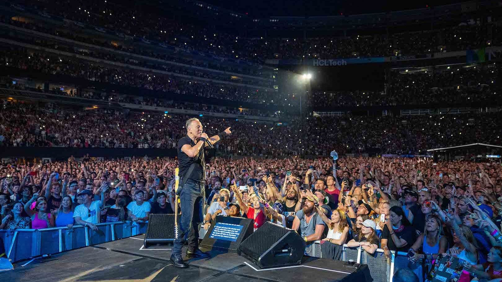 <div class="paragraphs"><p>A view of a Bruce Springsteen concert.</p></div>