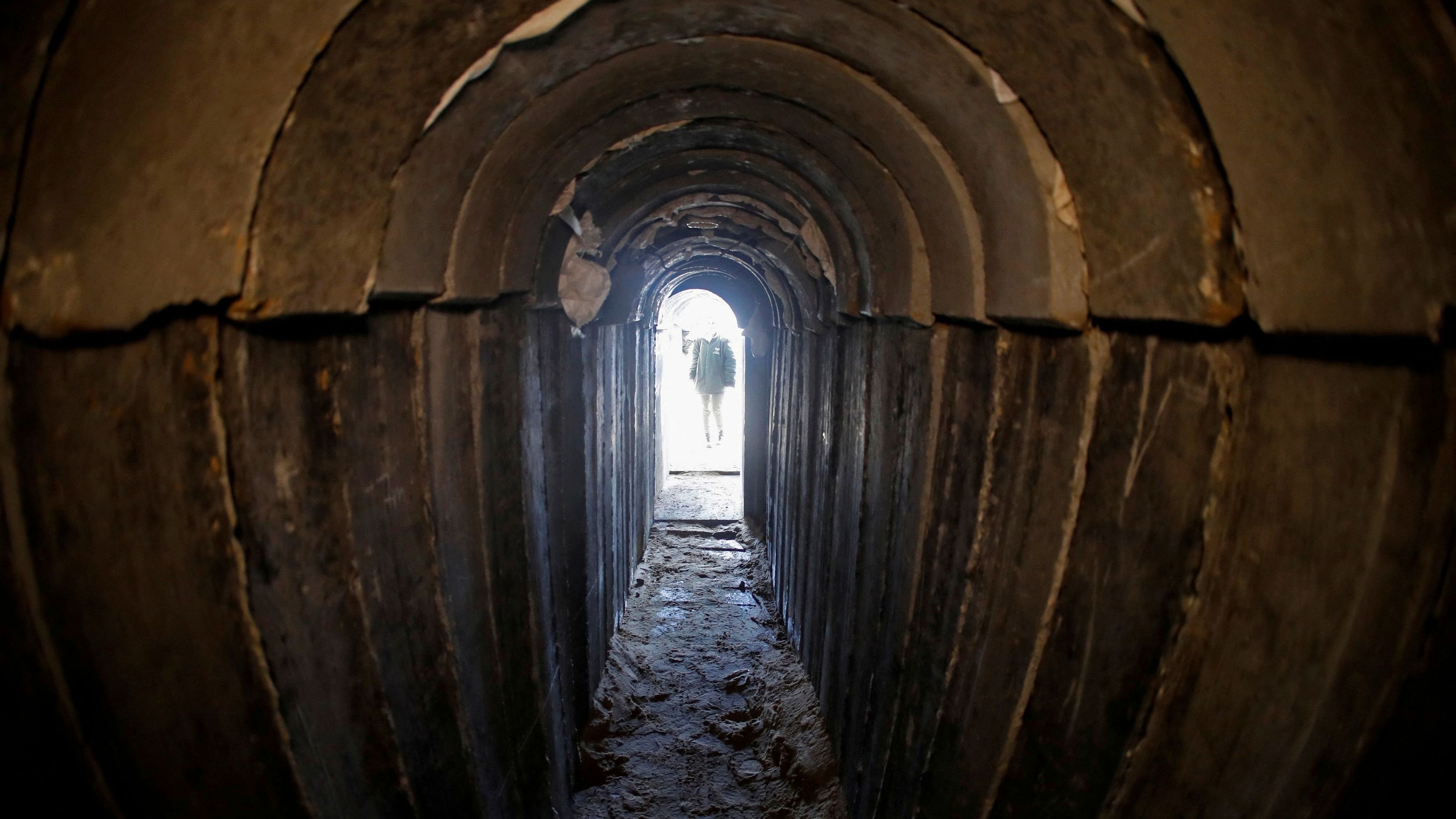 <div class="paragraphs"><p>A general view shows the interiors of what the Israeli military say is a cross-border attack tunnel dug from Gaza to Israel.</p></div>