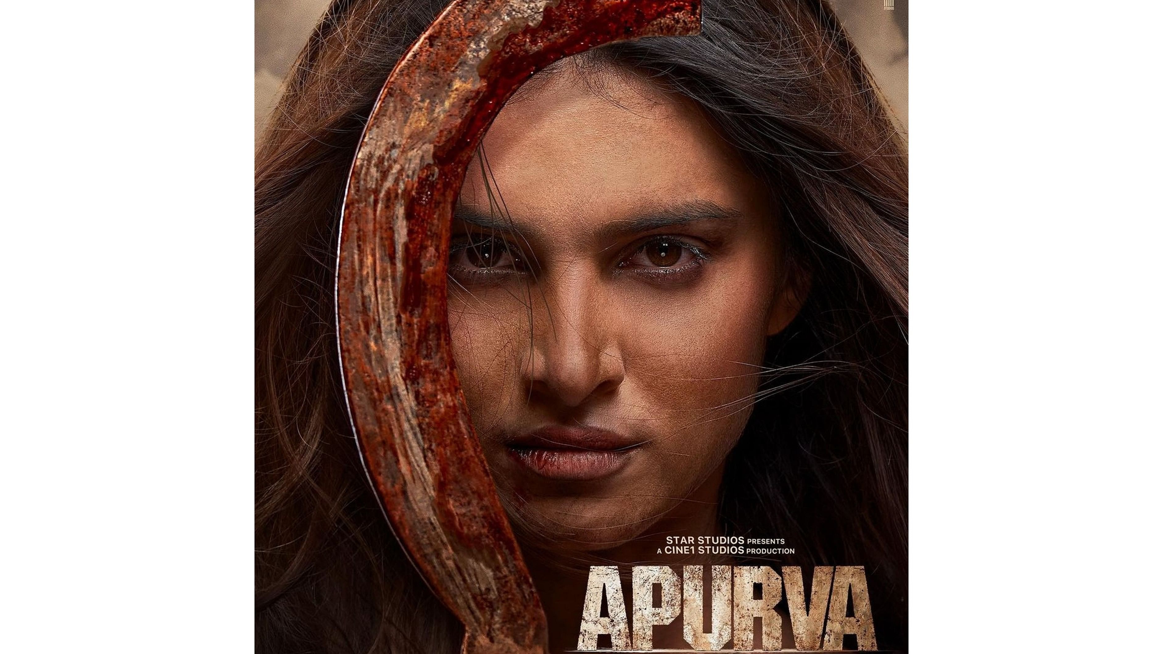<div class="paragraphs"><p>Official poster of Tara Sutaria's 'Apurva'.</p></div>