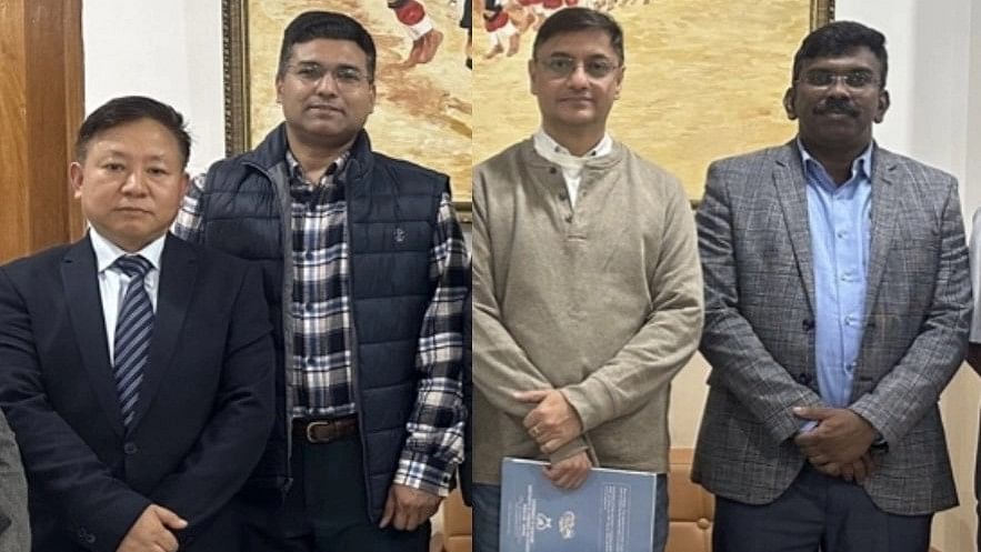 <div class="paragraphs"><p> Sanjeev Sanyal and Devi Prasad Mishra – arrived in the northeastern state on Friday.</p></div>