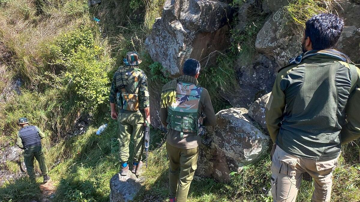 <div class="paragraphs"><p>File Photo: Security personnel during a cordon and search operation, at Tatapani area of Rajouri district.&nbsp;</p></div>