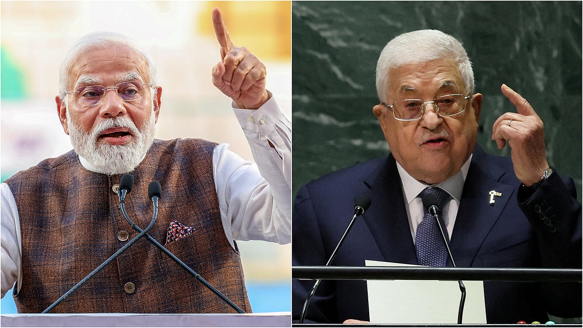PM Modi reiterates India's stance on Israel-Palestine issue to PA Prez Abbas