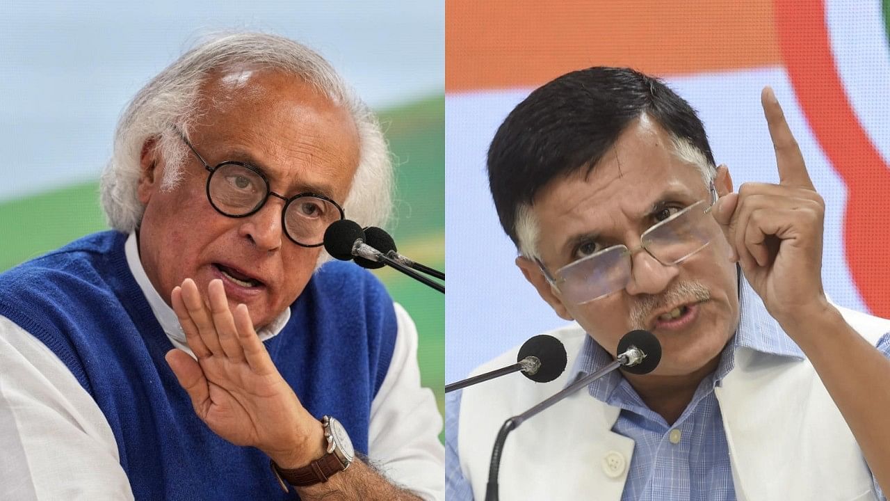 <div class="paragraphs"><p>Congress leaders Jairam Ramesh (left) and Pawan Khera (right).</p></div>