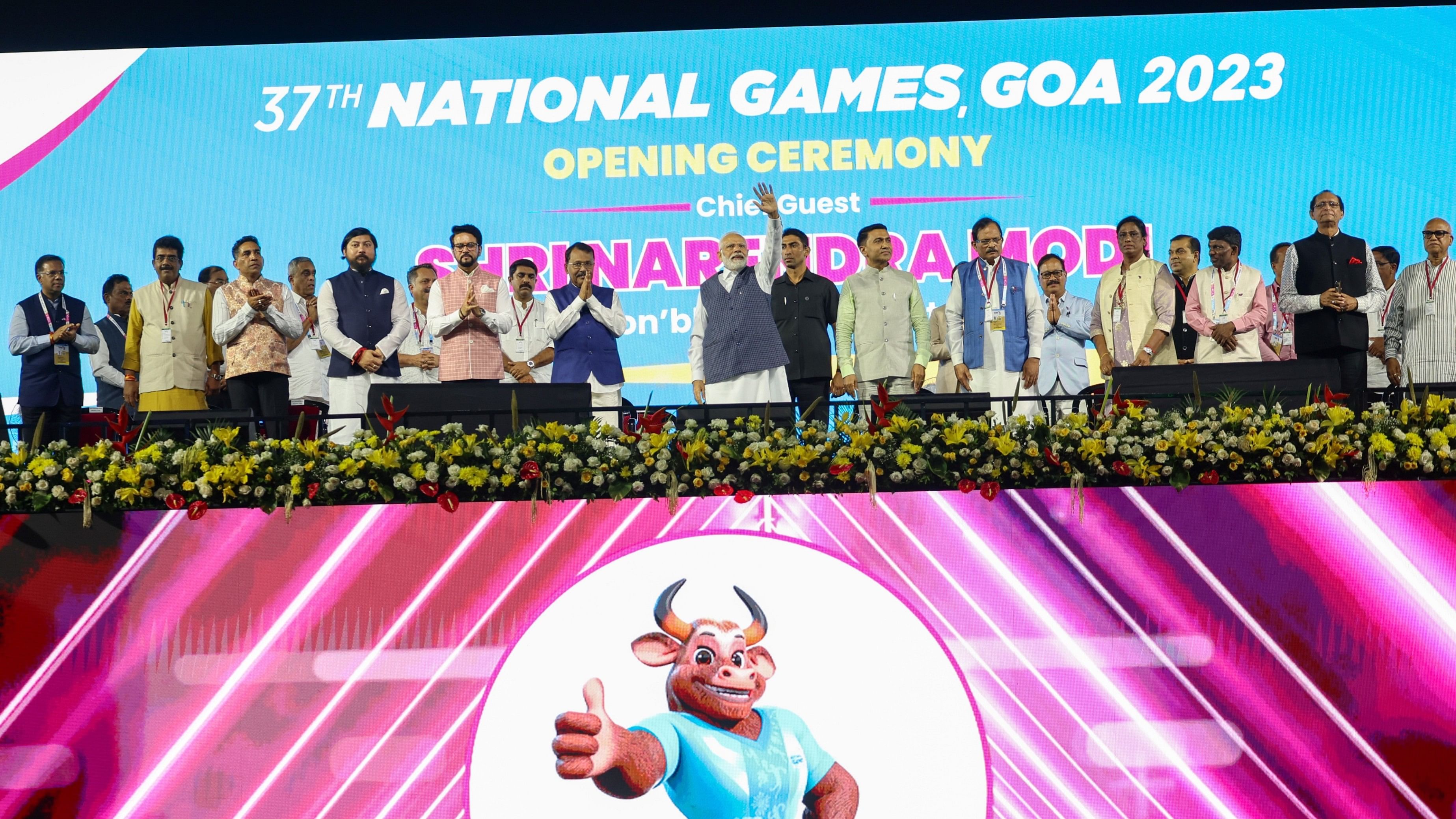 <div class="paragraphs"><p>Prime Minister Narendra Modi inaugurating the 37th National Games in Goa, October 26, 2023.</p></div>