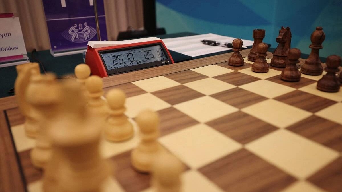 <div class="paragraphs"><p>General view of chessboard during Women's Individual Round 1</p></div>