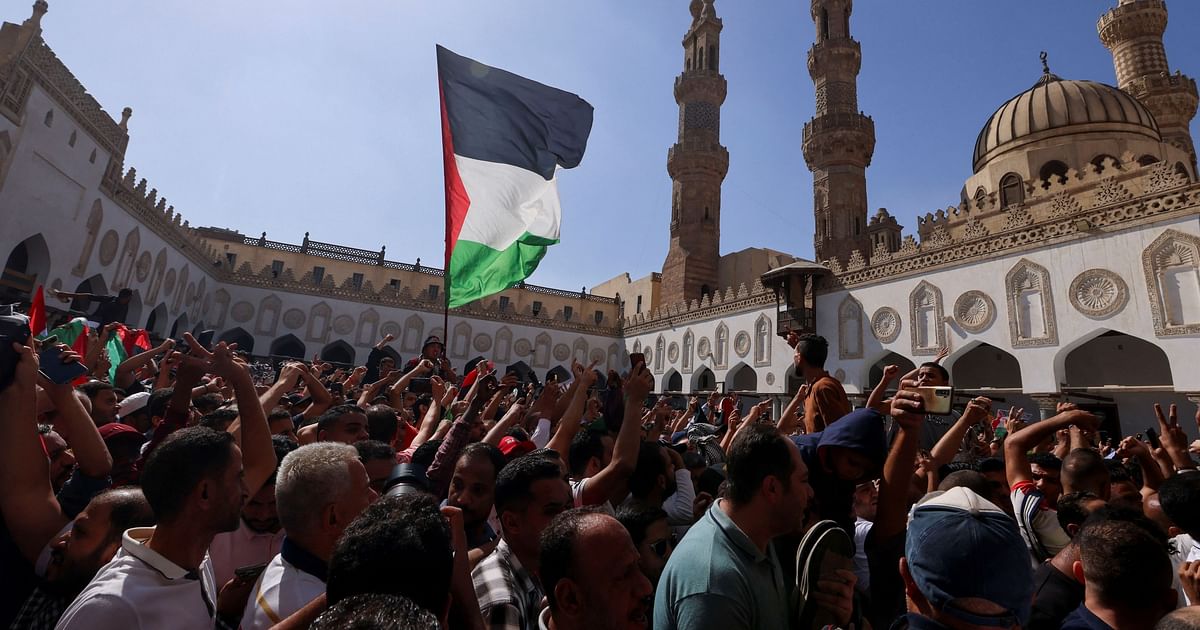 Hundreds Of Egyptians Join Pro Palestinian Rally Organised By Government