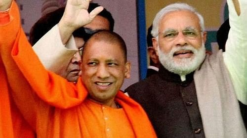 <div class="paragraphs"><p>Narendra Modi and Yogi Adityanath.&nbsp;</p></div>