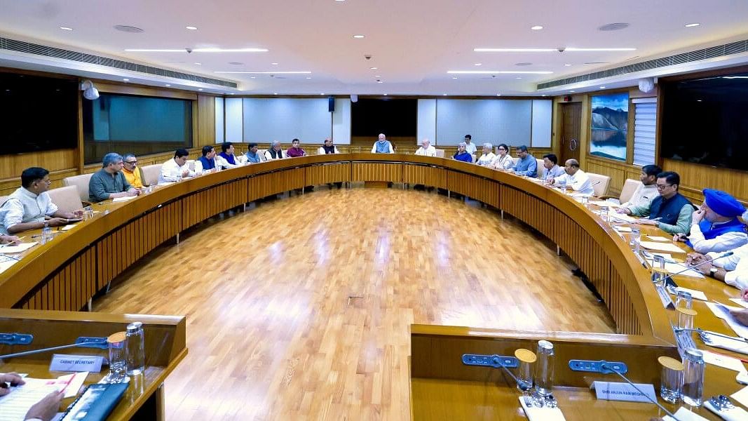 <div class="paragraphs"><p>File photo of a Cabinet meeting chaired by PM Modi.&nbsp;</p></div>