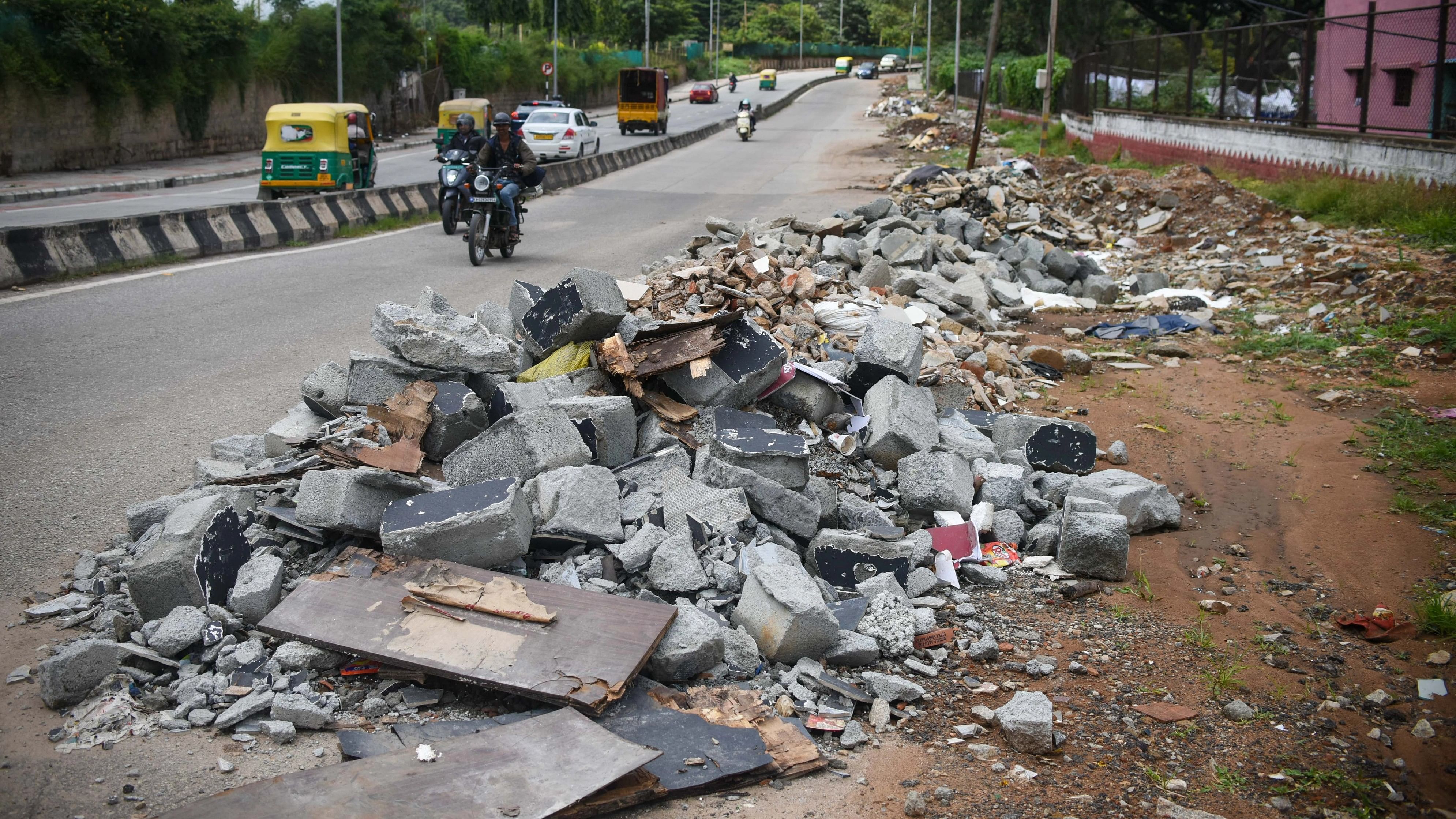 <div class="paragraphs"><p>The BBMP has roped in agencies to clear debris dumped in public places.  </p></div>