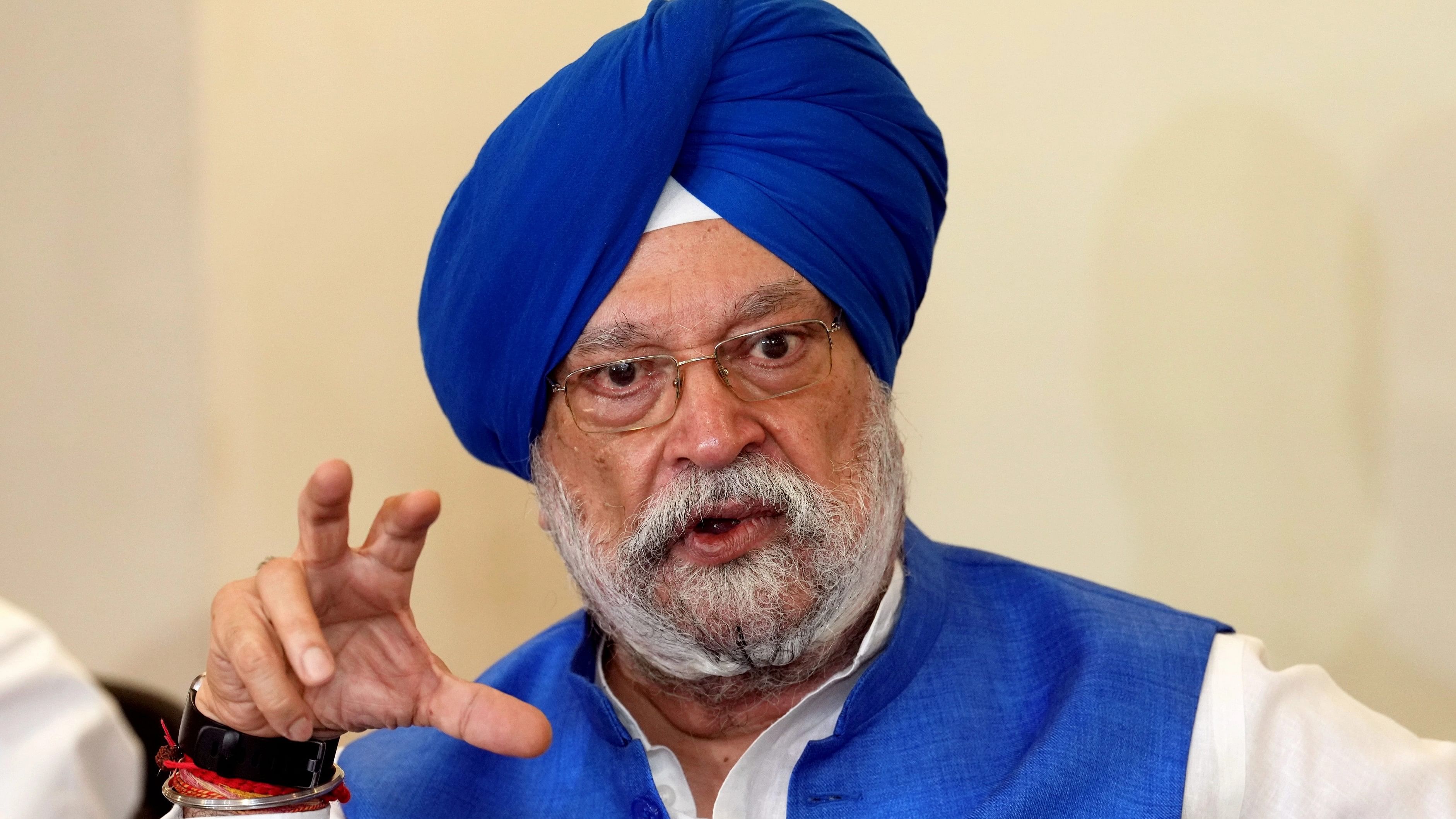 <div class="paragraphs"><p>Union Minister Hardeep Singh Puri.</p></div>