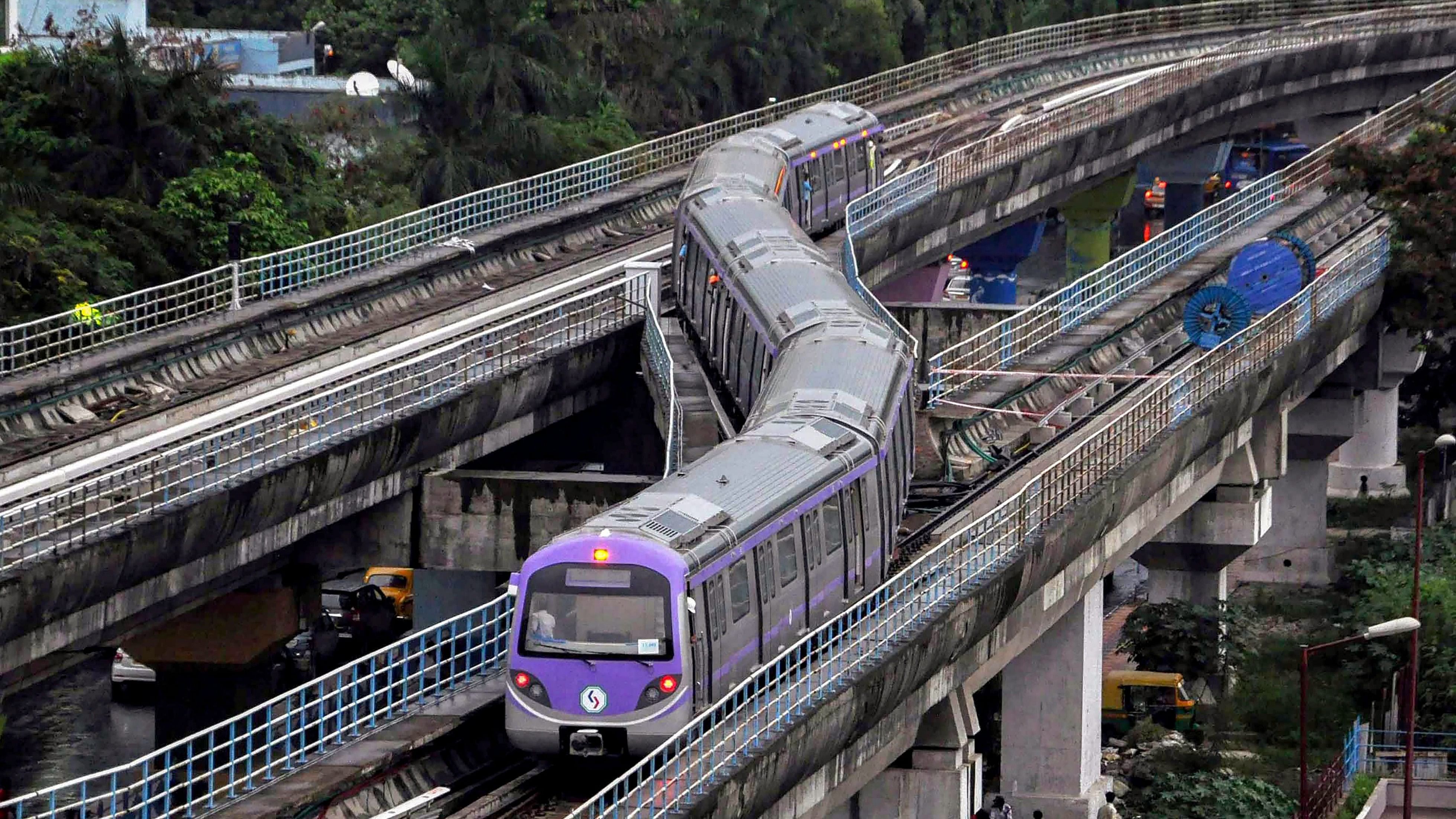 <div class="paragraphs"><p>A view of new rake of East-West metro in Kolkata.</p></div>