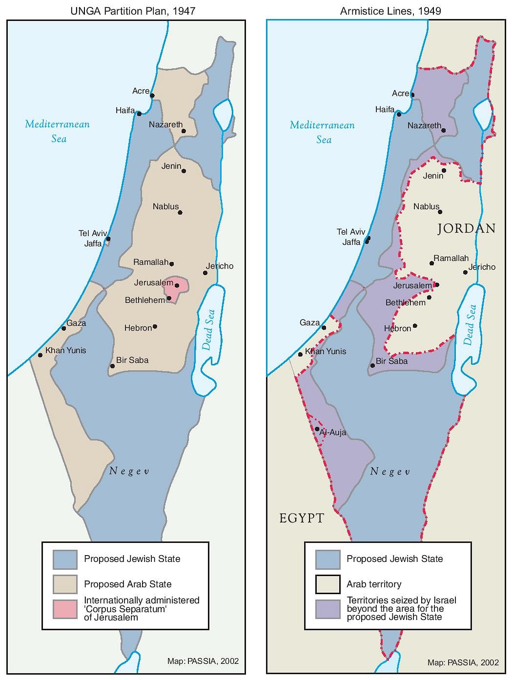 A Deep Dive Into The History Of The Israeli Palestinian Conflict   Partition Of Israel 1947 And 1949 