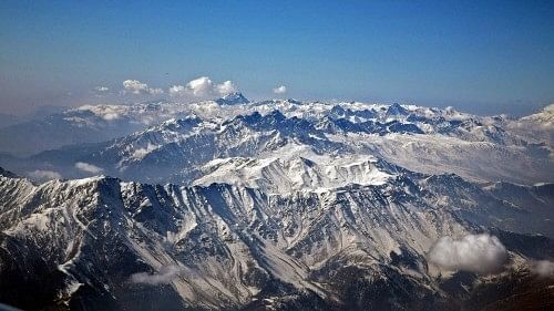 <div class="paragraphs"><p>Mountains of Pir Panjal range after fresh snow fall in Kashmir Valley.</p></div>