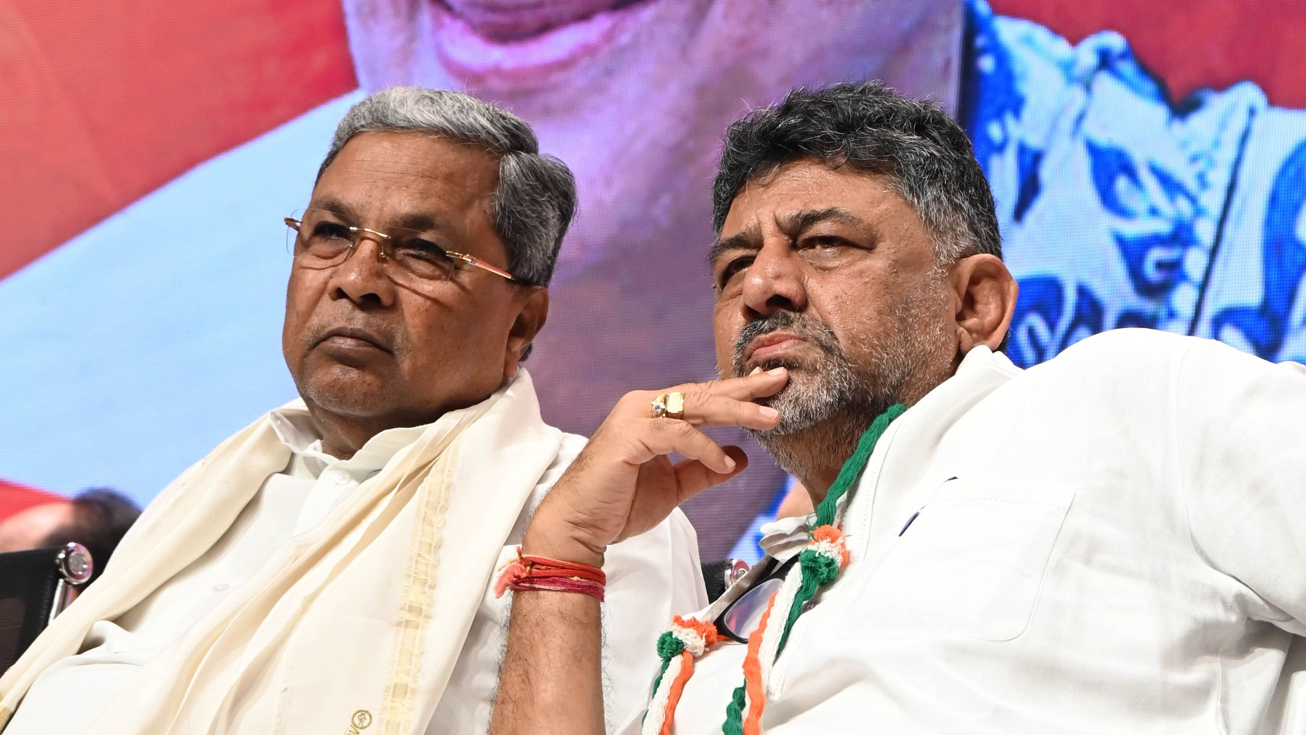 <div class="paragraphs"><p>Karnataka Chief Minister Siddaramaiah and his deputy D K Shivakumar.</p></div>