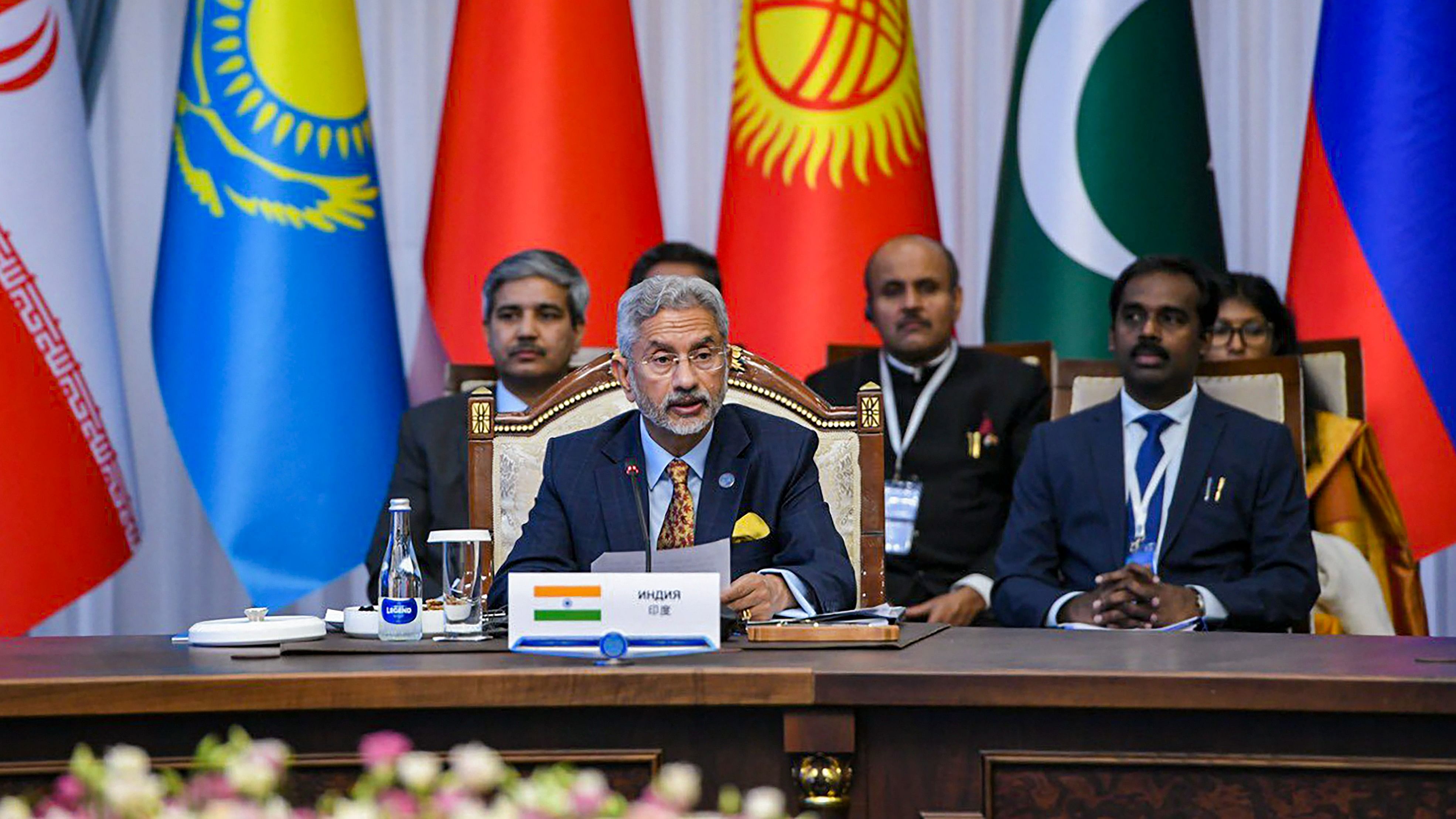<div class="paragraphs"><p>External Affairs Minister S Jaishankar addresses the 22nd session of the Council of Heads of Government of SCO, in Bishkek, Kyrgyzstan.</p></div>