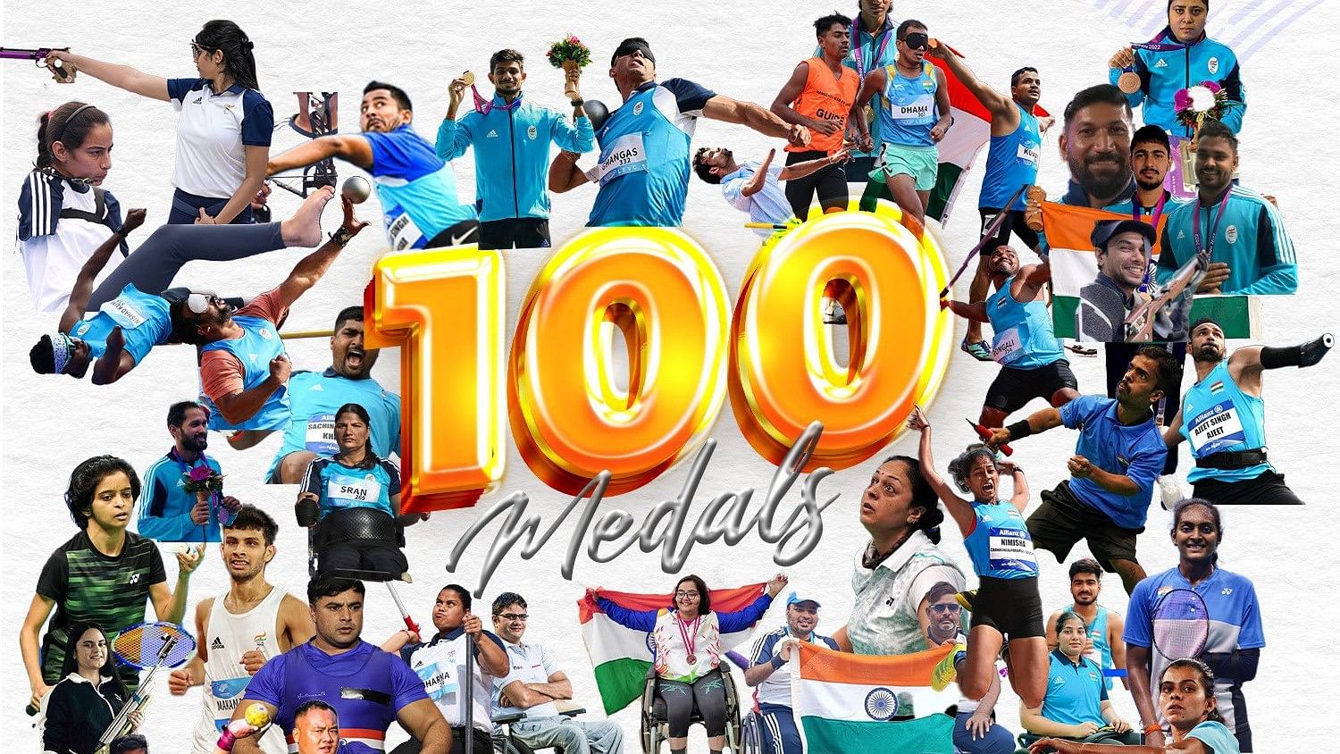 <div class="paragraphs"><p>100 medals at Para Asian Games.</p></div>