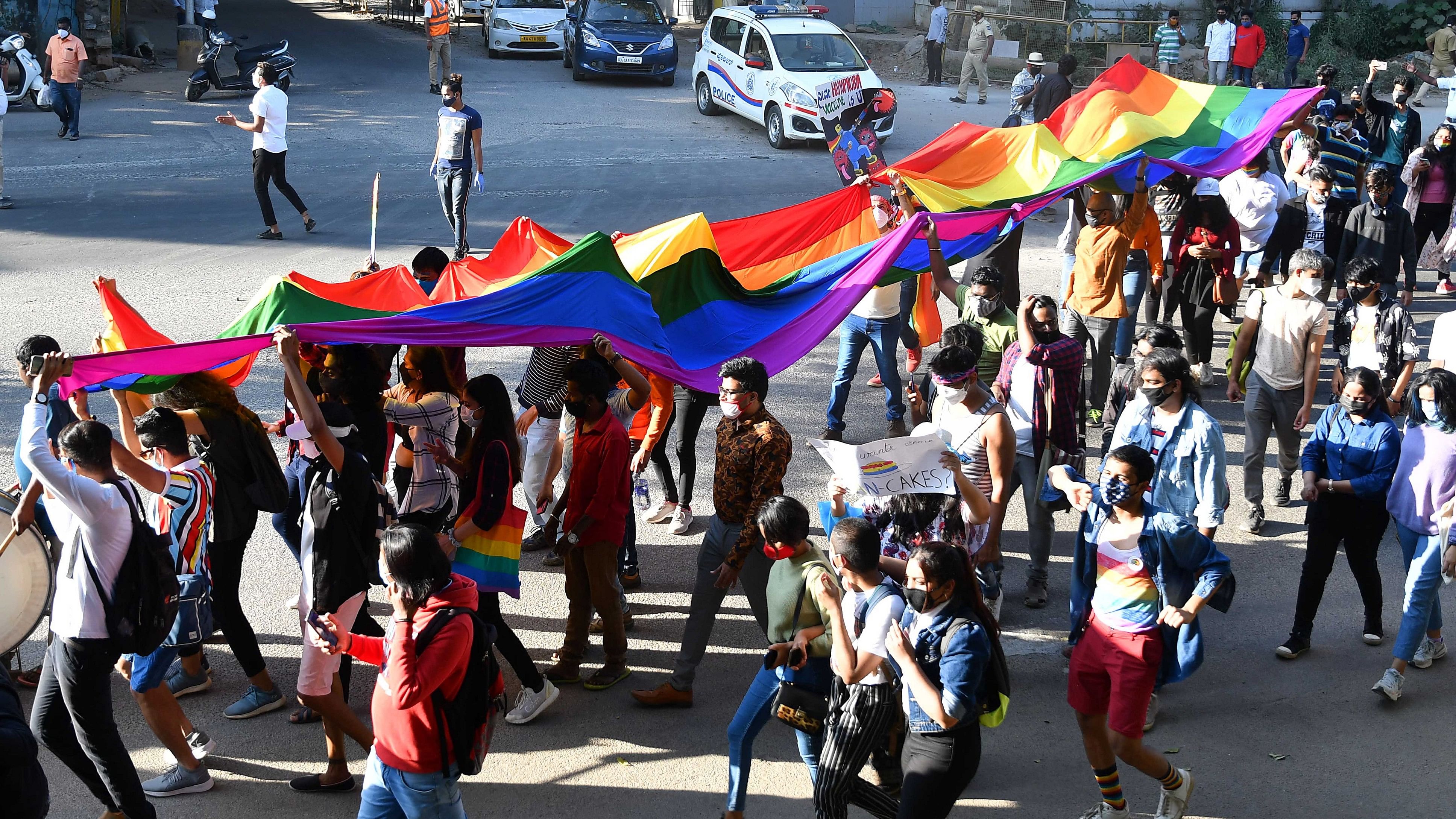 <div class="paragraphs"><p>A view of the annual Namma Pride march in 2020.&nbsp;Pic for representation.</p></div>