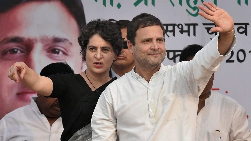 <div class="paragraphs"><p>Congress leaders  Priyanka Gandhi Vadra and Rahul Gandhi.</p></div>