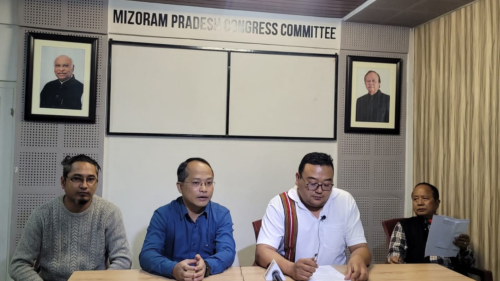 <div class="paragraphs"><p>Mizoram Congress leader Lalmalsawma at Aizawl on Tuesday, October 24, 2023.</p></div>